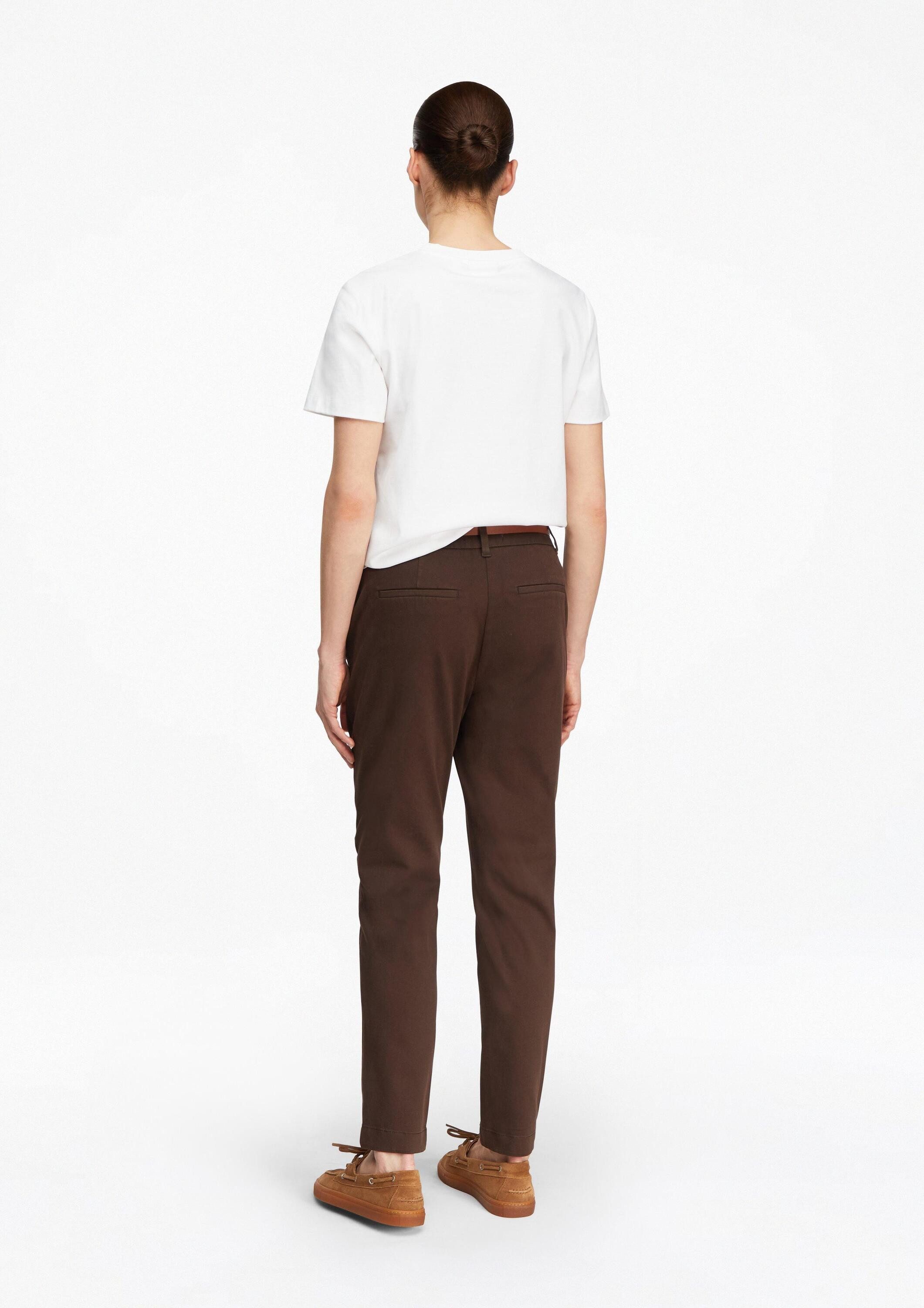 comma 7/8-Hose Hose Chinohose mit Gürtel
