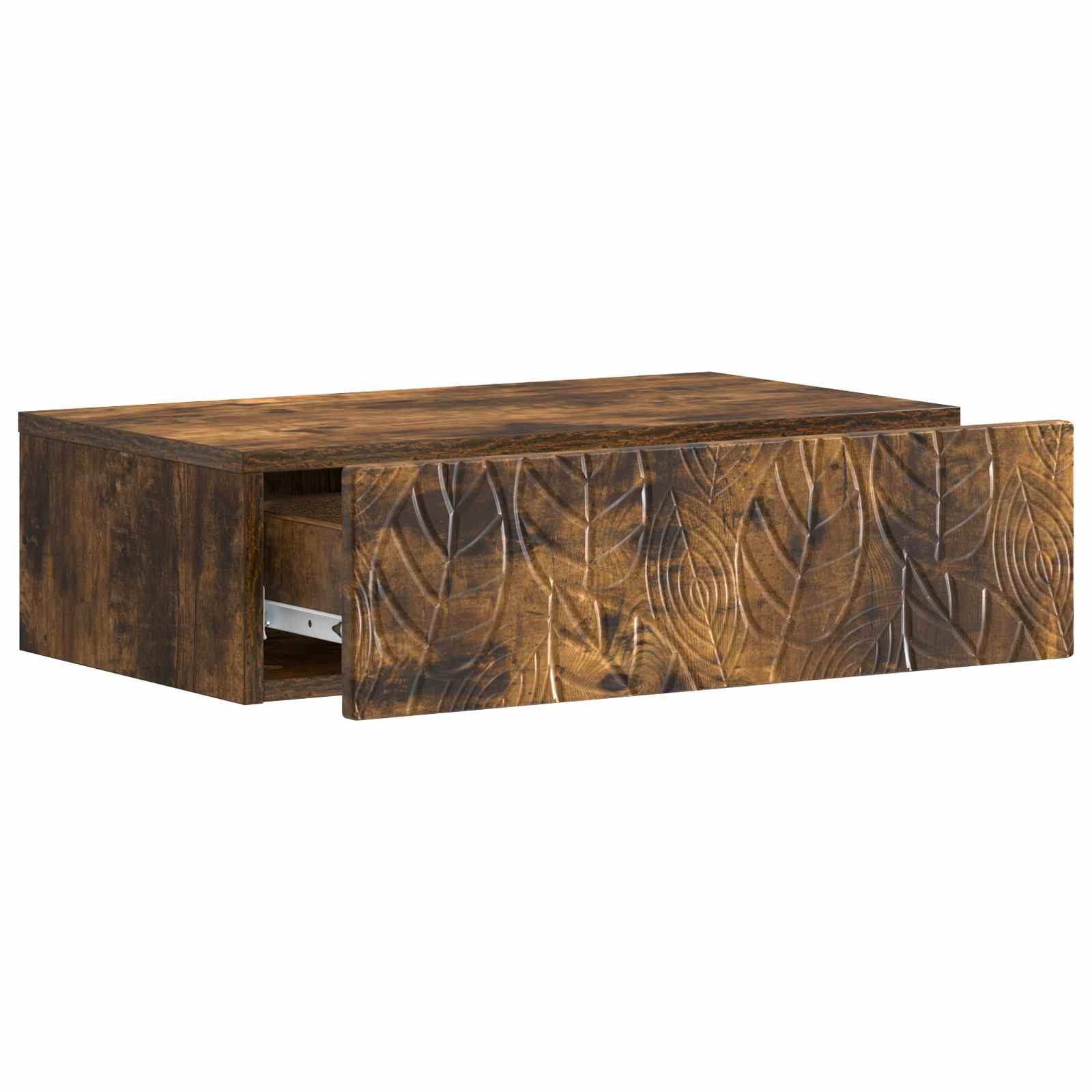 vidaXL Schranksystem Wandmontierter Beistelltisch 59 x 34,5 x 17 cm Holzwerkstoff (1-St)