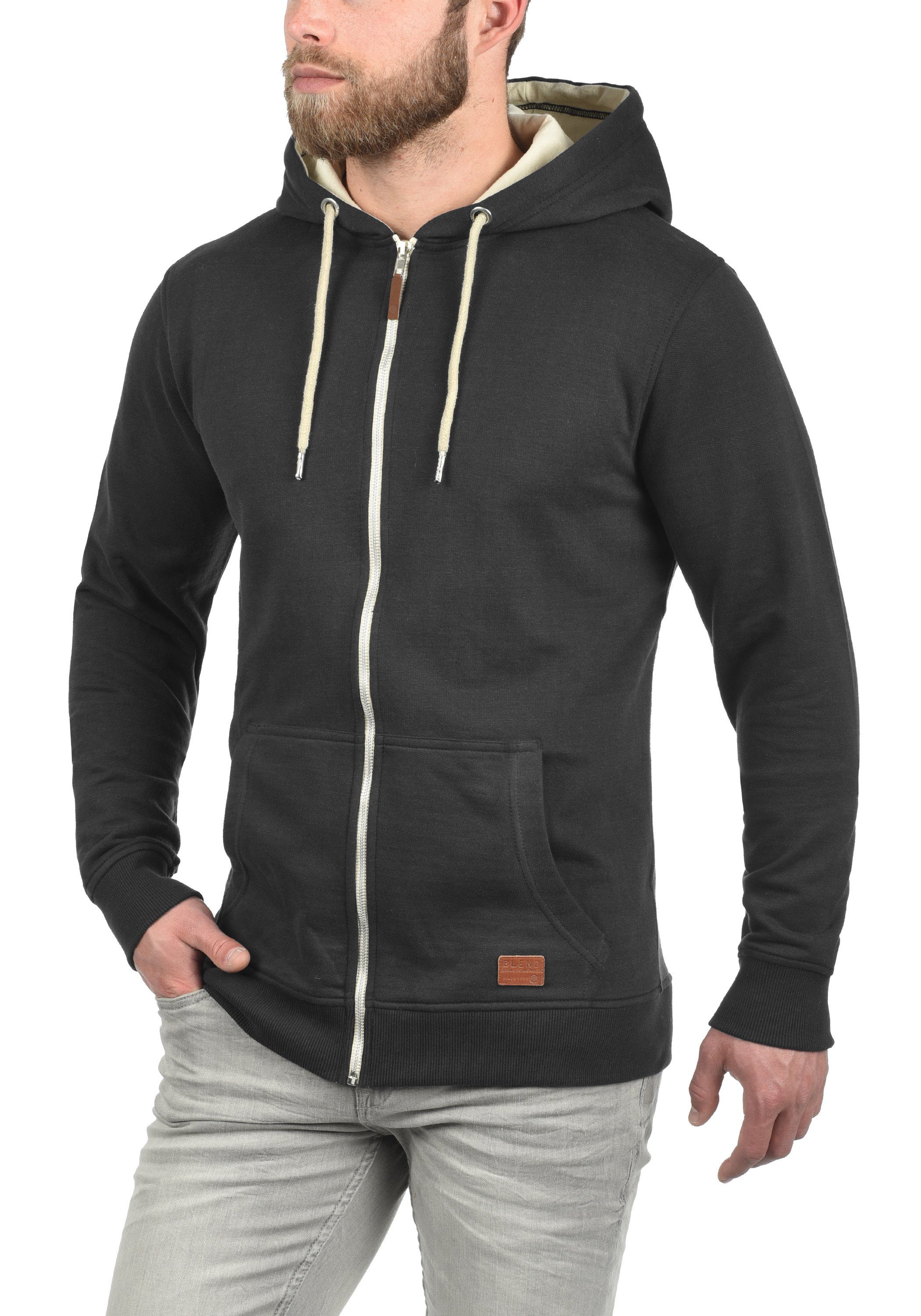 Blend Kapuzensweatjacke BHHulker Stilvolle Kapuzensweatjacke mit weicher Fleece-Innenseite
