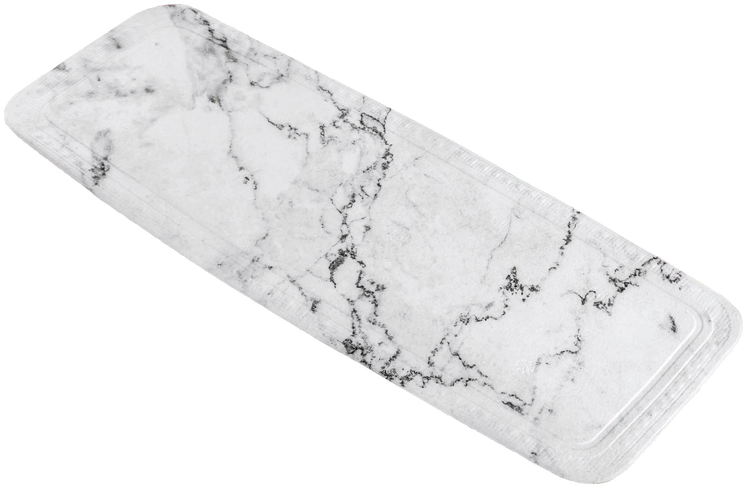 Kleine Wolke Wanneneinlage Marble, B: 36 cm, L: 92 cm