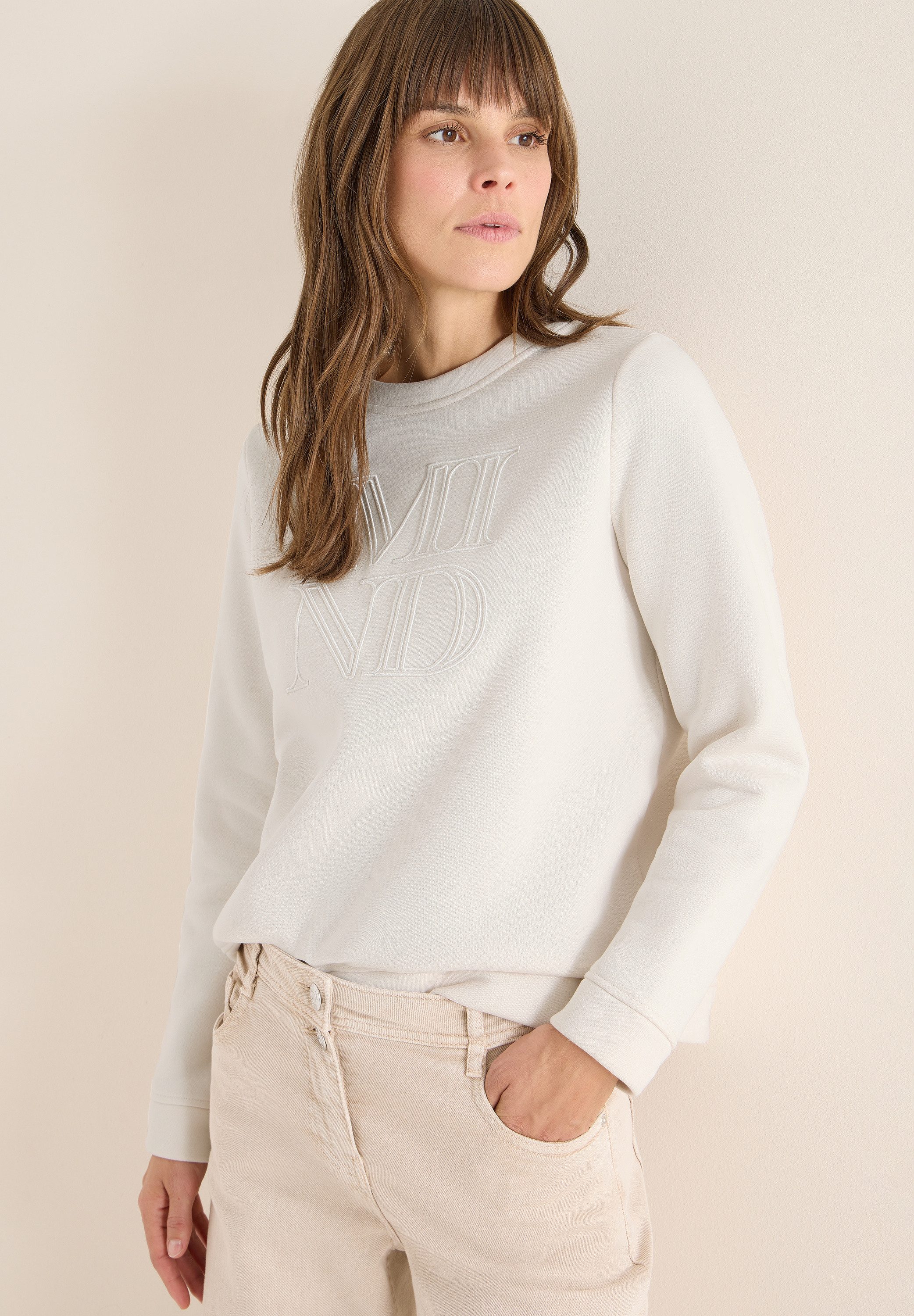 CECIL Sweatshirt mit Stickerei