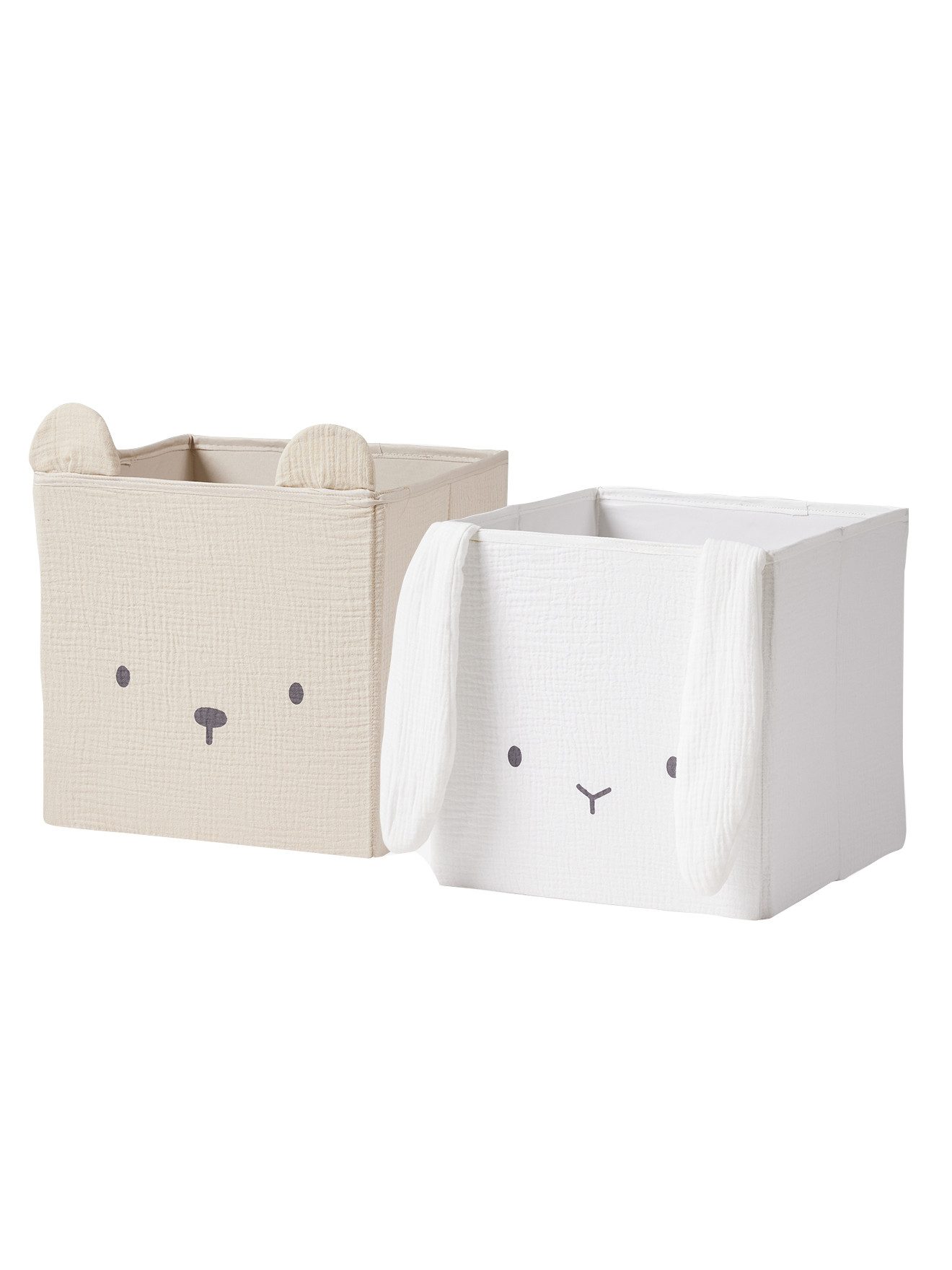 vertbaudet Aufbewahrungsbox 2er-Set Kinderzimmer Aufbewahrungsboxen günstig online kaufen