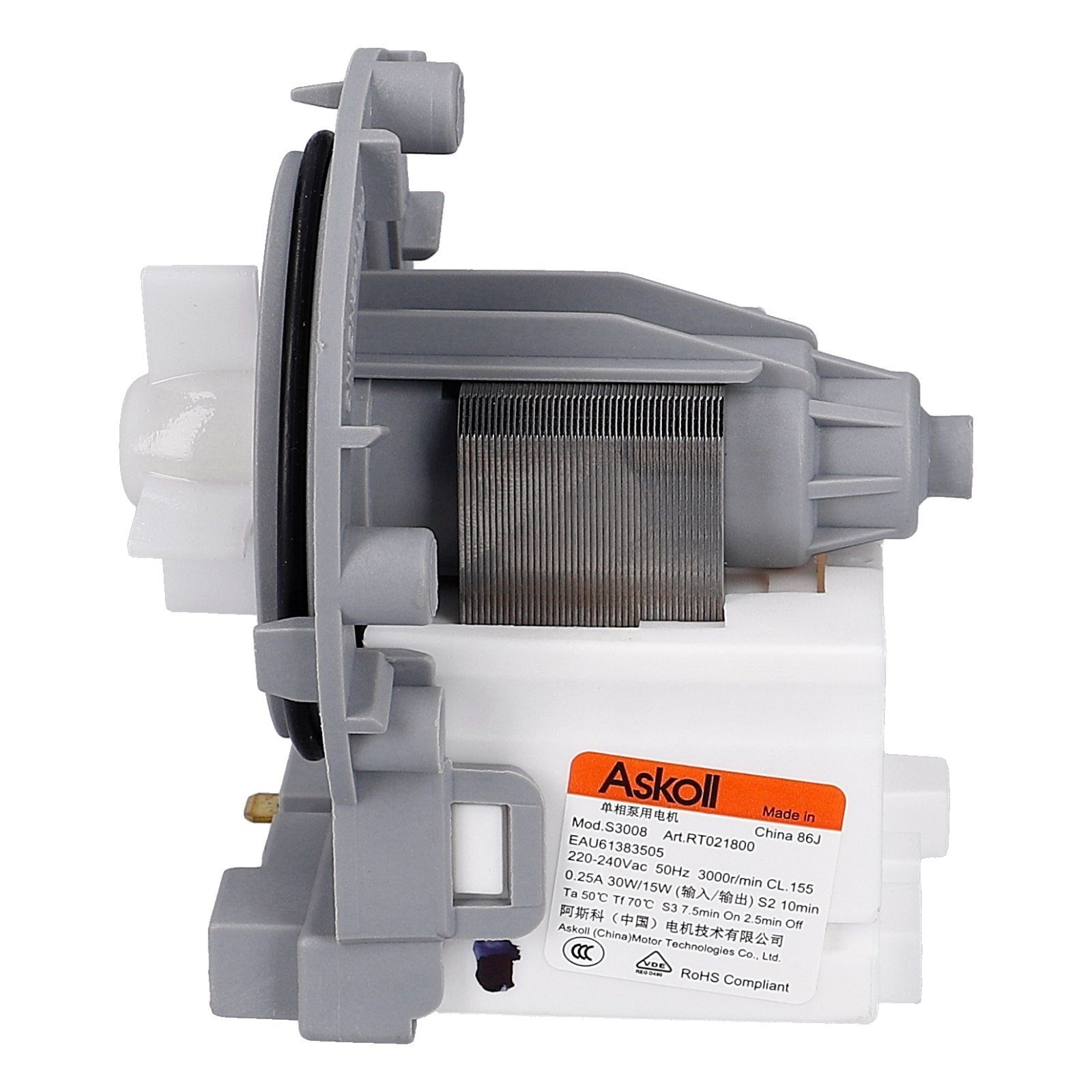 easyPART Elektropumpe wie LG Electronics EAU61383505 Ablaufpumpe, Waschmaschine