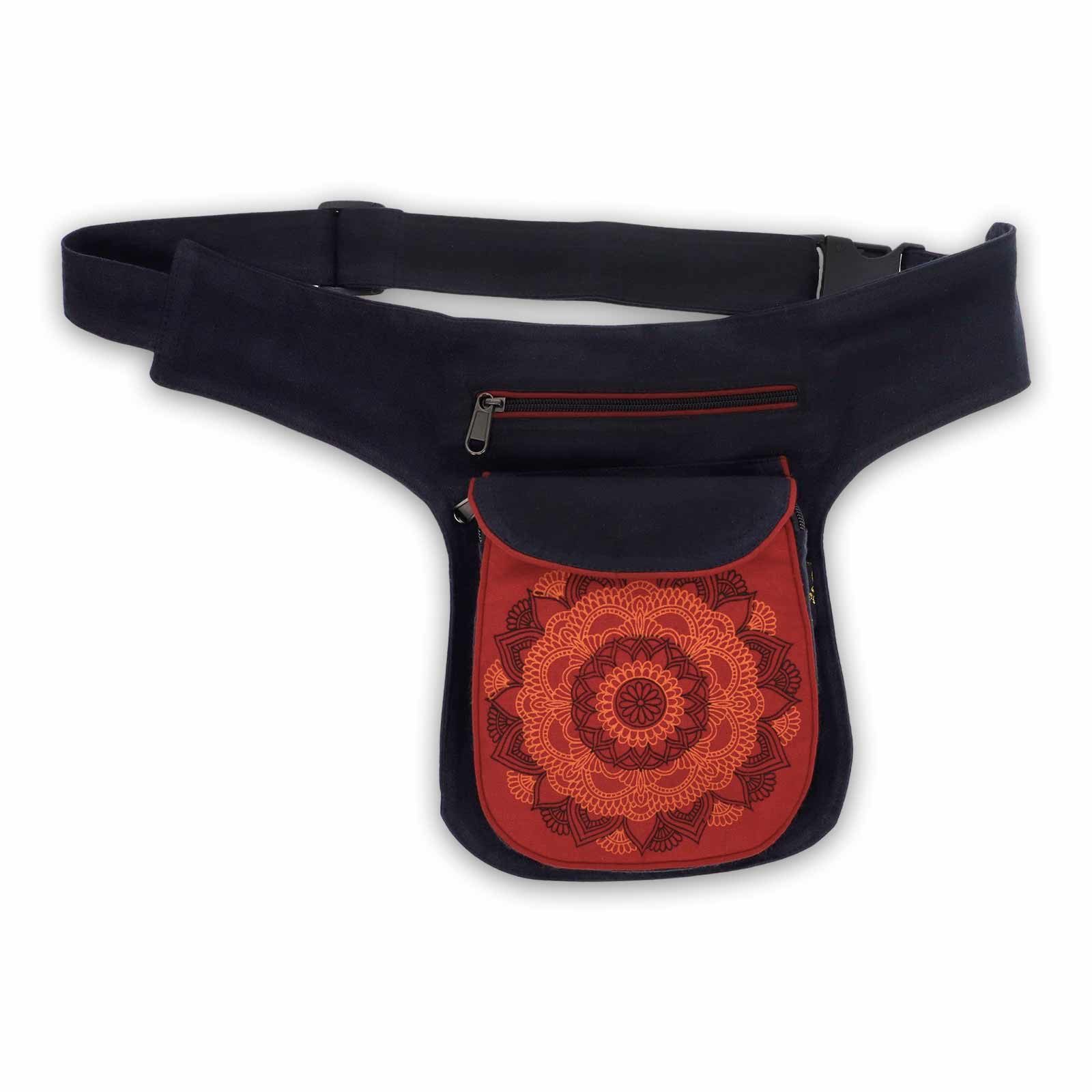 KUNST UND MAGIE Bauchtasche Bauchtasche Hüfttasche Mandala Gürteltasche Festivaltasche Sidebag