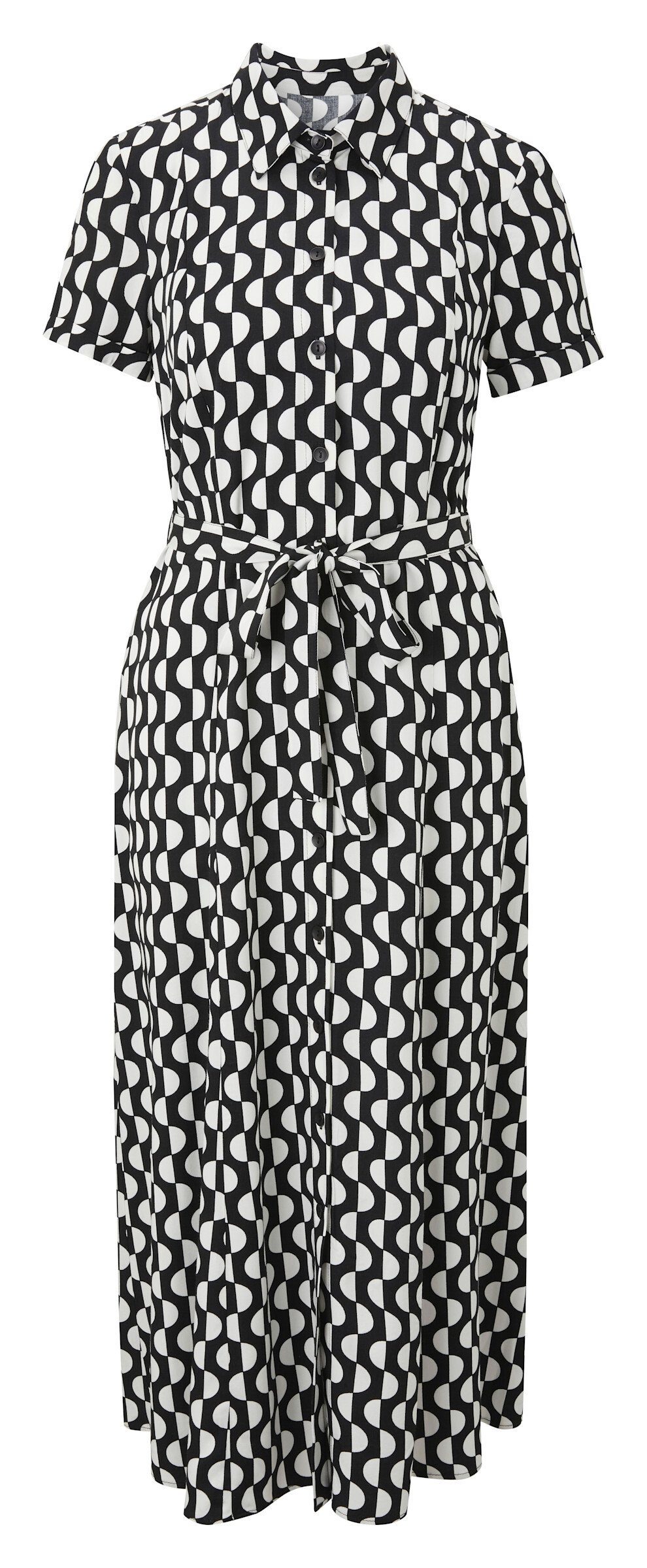 heine Etuikleid Druck-Kleid Kurzarm