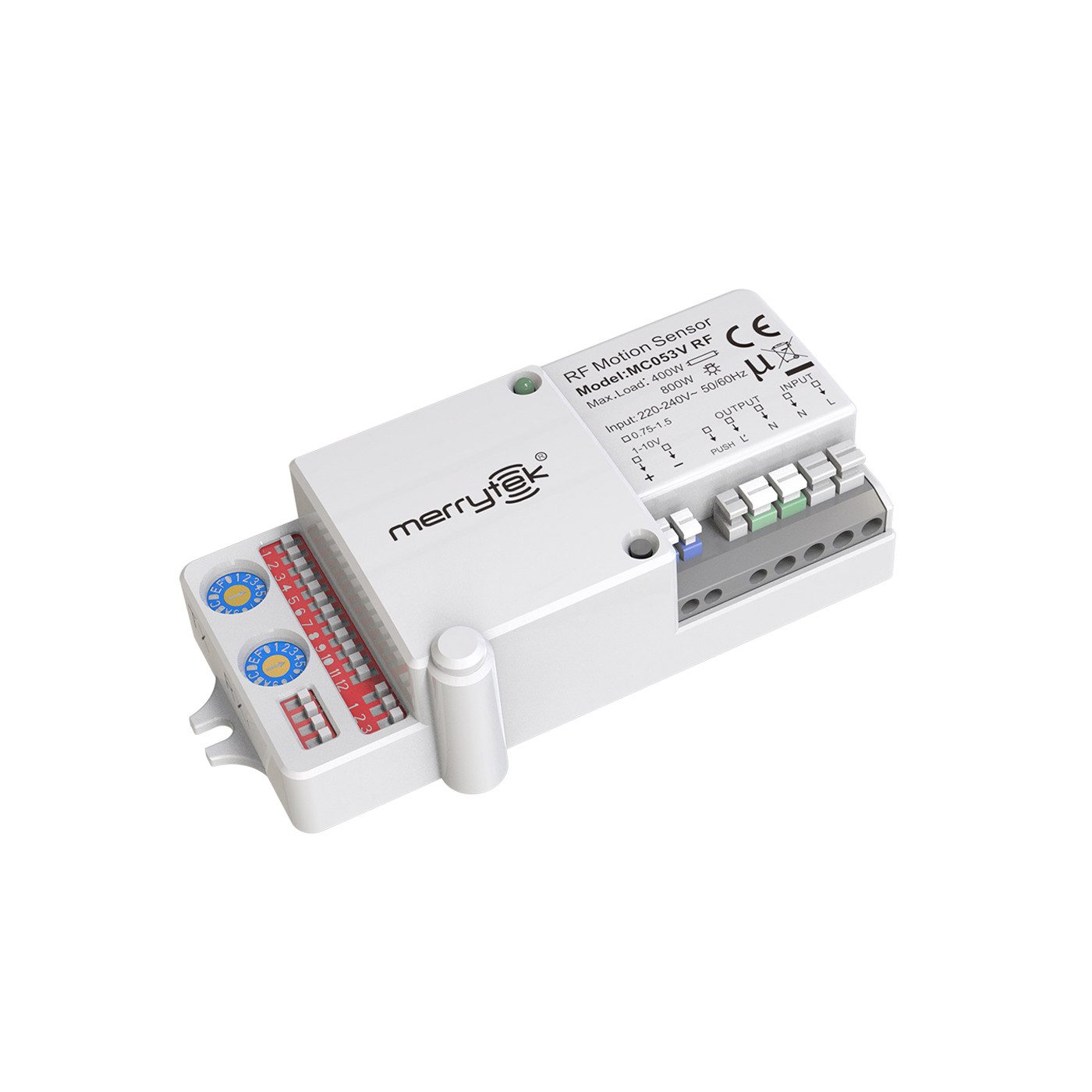 Merrytek Bewegungsmelder MC053VRF Mikrowelle Bewegungsmelder mit RF-Funknetzwerk, Dimmfunktion