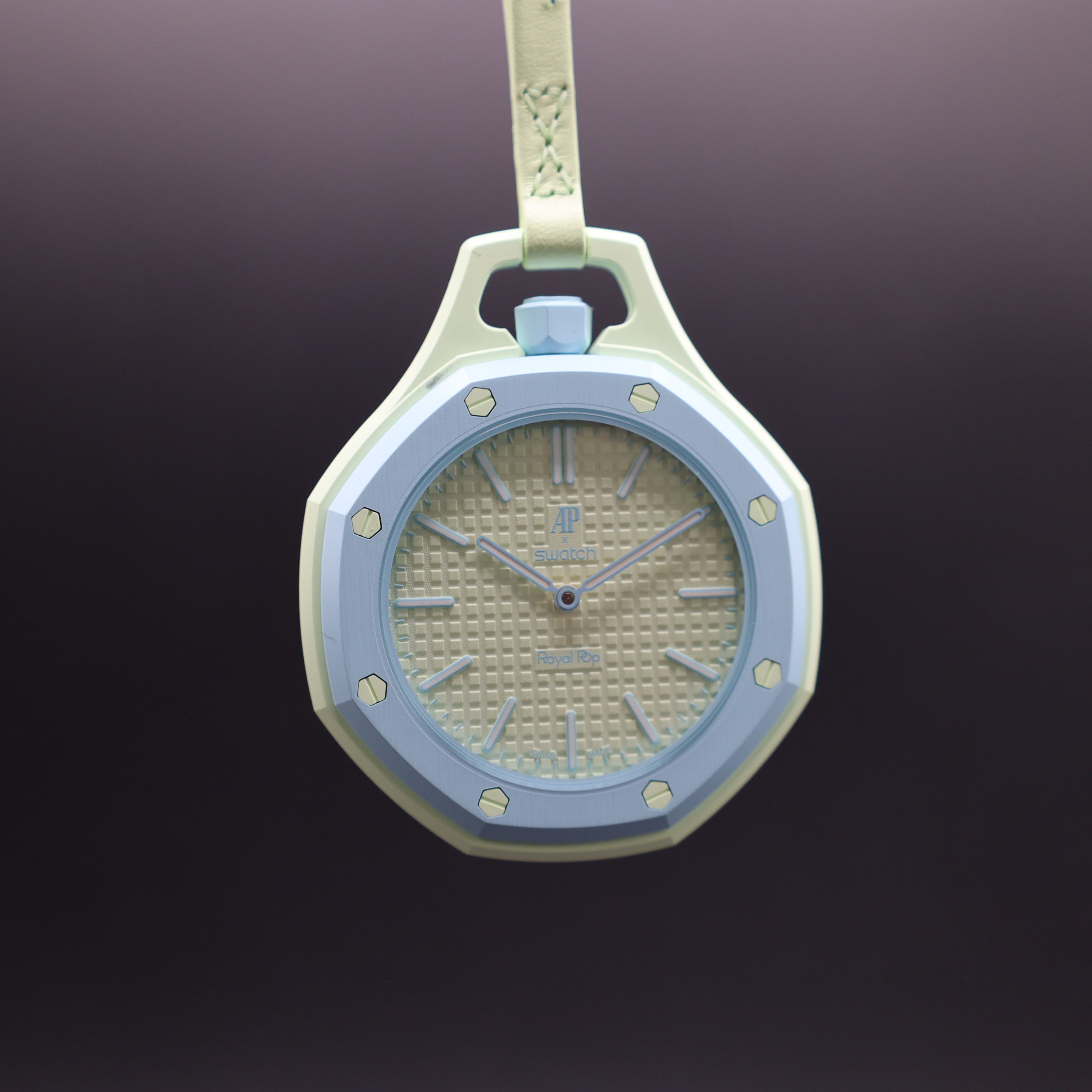 Swatch Mechanische Uhr Audemars Piguet x Swatch Royal Pop BLAUE ACHT 40mm, (1-tlg)