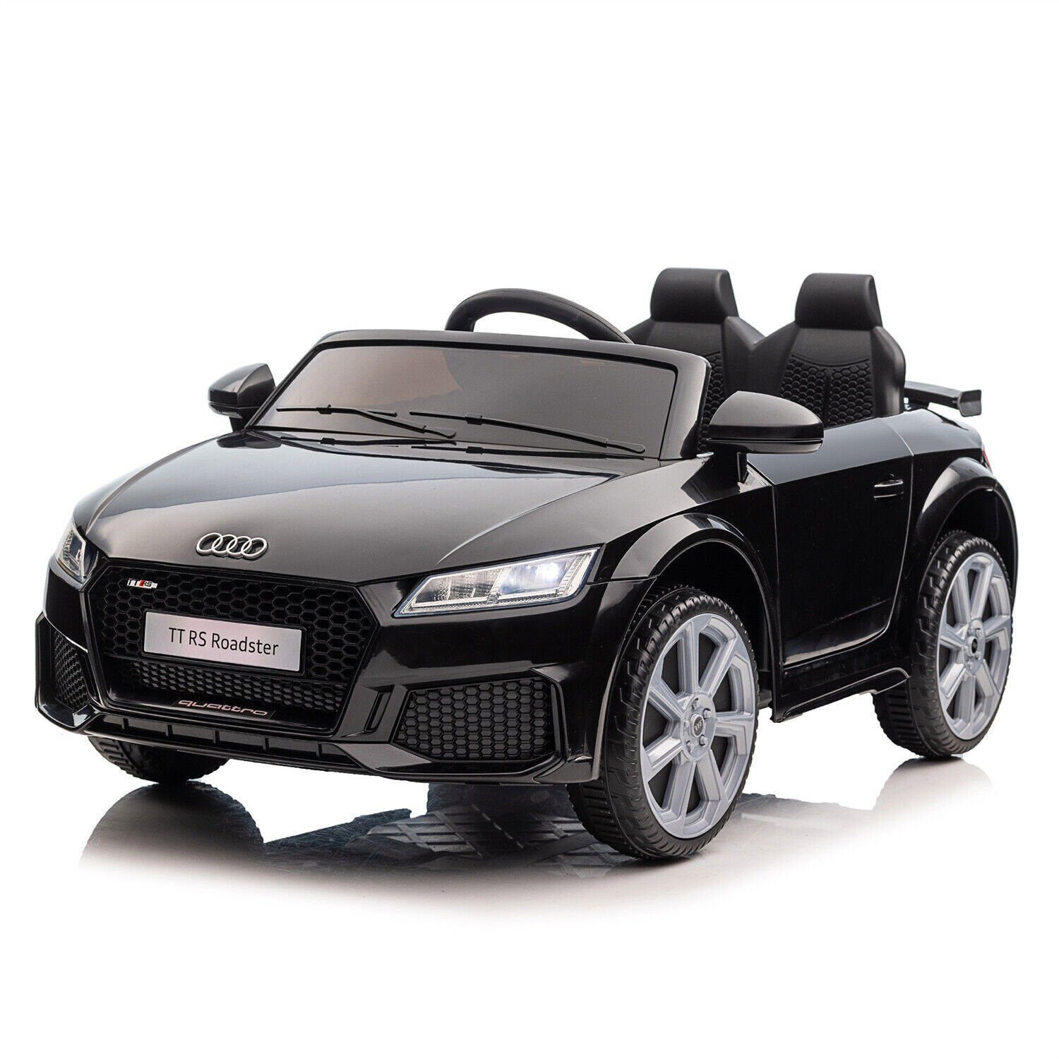 RS Power MP3 Elektro-Kinderauto 2x6V4AH TOYAS Audi Schwarz TT Kinderauto Elektro-Kinderauto Display