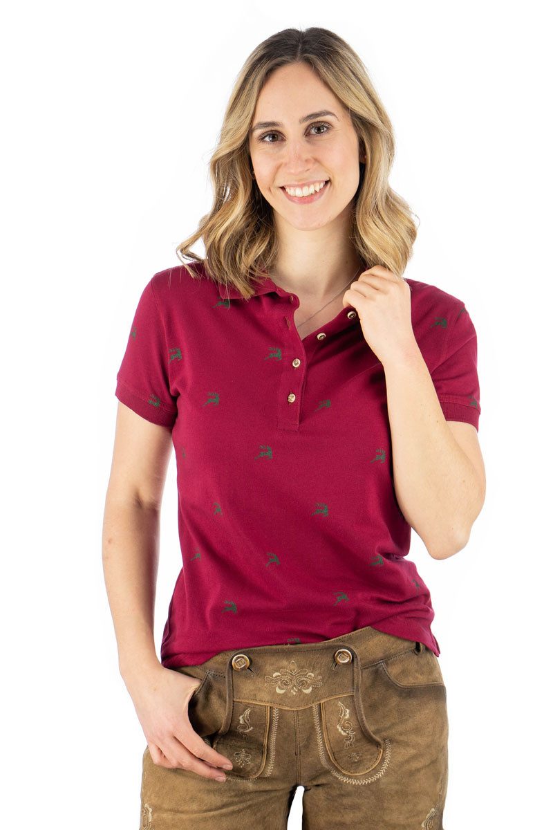 OS Trachten Poloshirt Qimira Tailliert – Bild 3 von 4