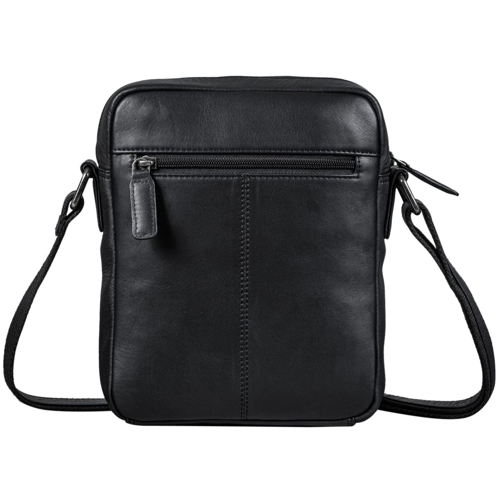 STILORD Schultertasche "Vittorio" Moderne Vintage Herrentasche zum Umhängen klein Echtleder