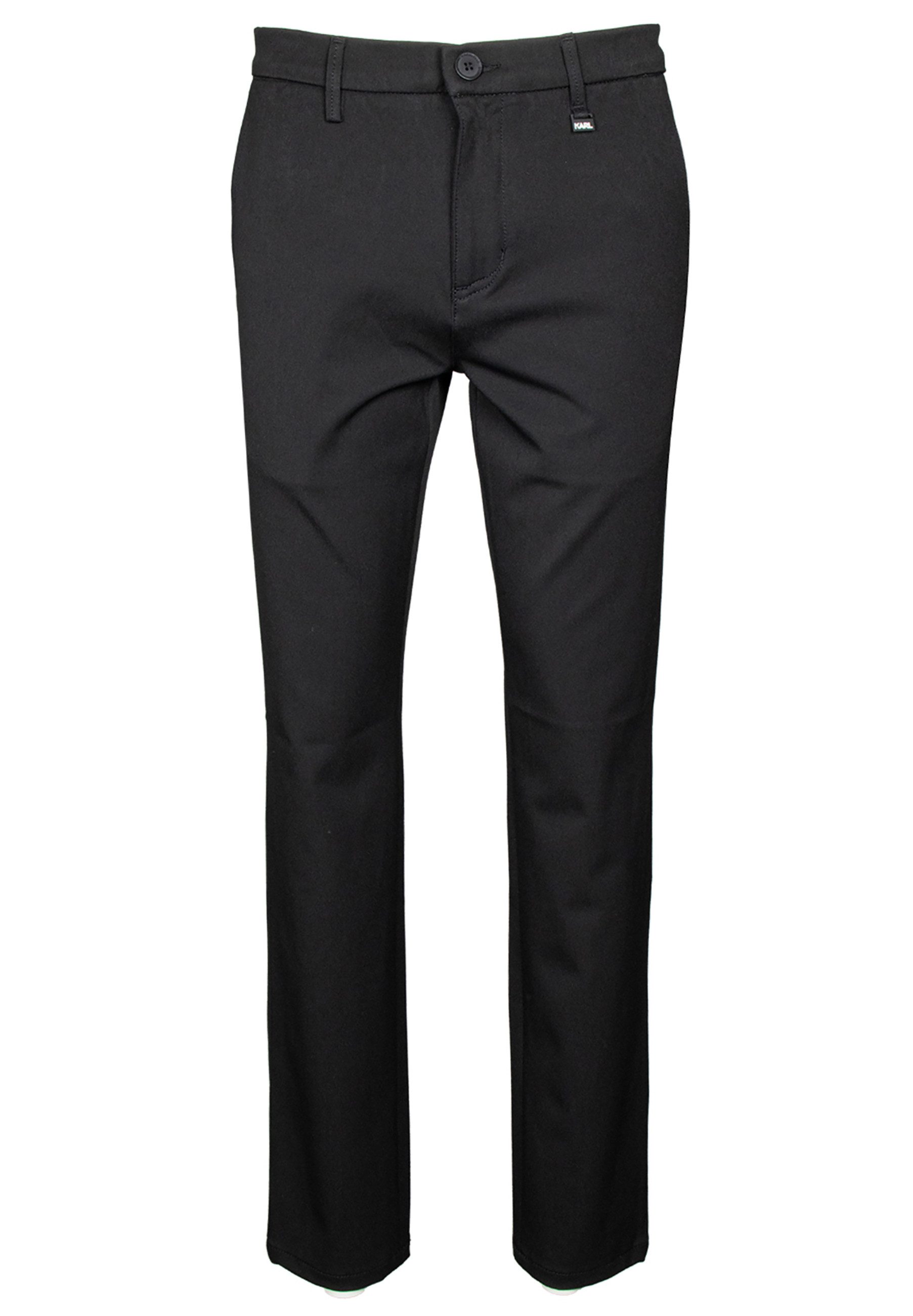 LAGERFELD Chinohose mit Logo-Detail (1-tlg)