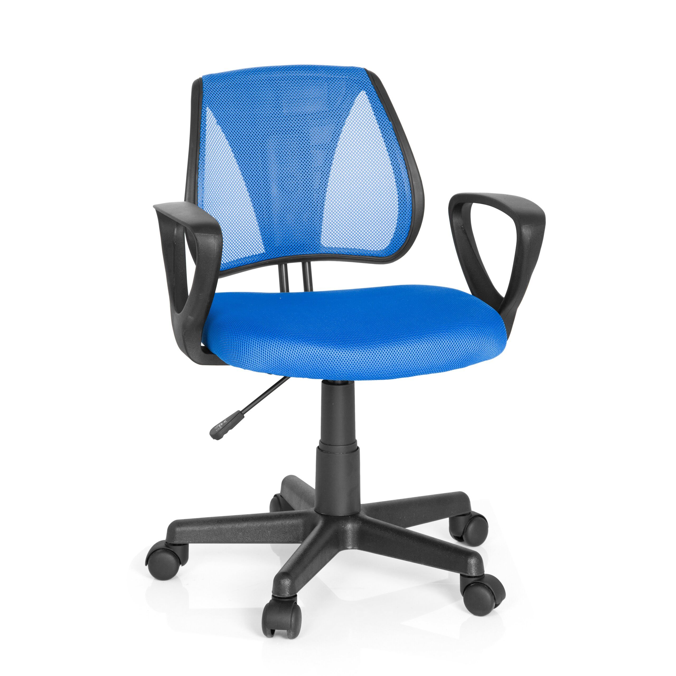 hjh OFFICE Drehstuhl Kinderdrehstuhl Kiddy Cd Stoff / Netzstoff (1 St), Kinder Bürostuhl mitwachsend, ergonomisch
