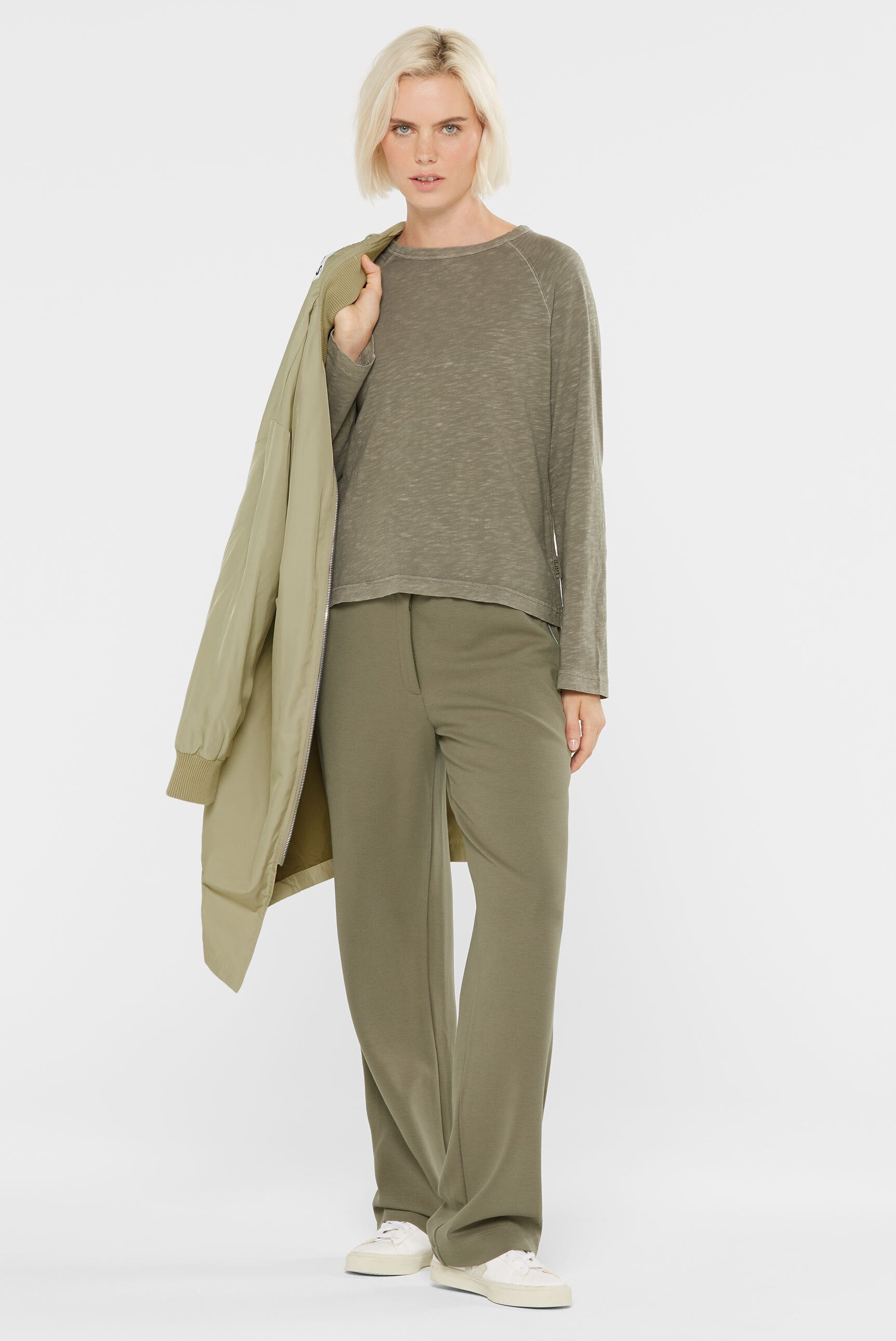 SENSES.THE LABEL Rundhalsshirt aus Baumwolle