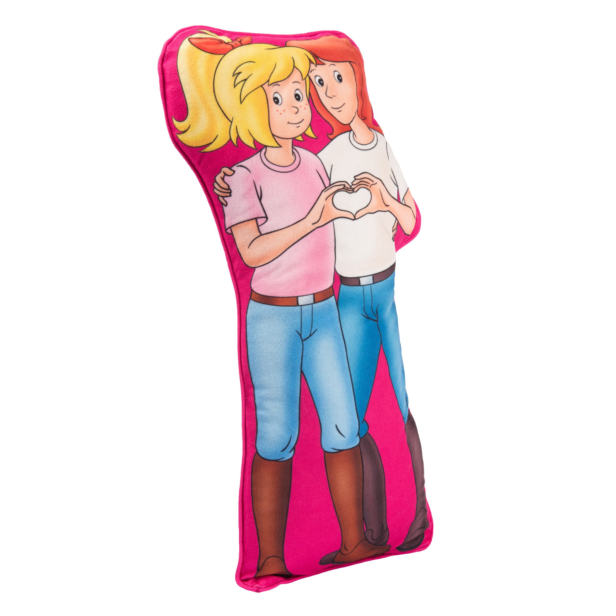 United Labels® Dekokissen Bibi & Tina - BFF Best Friends Forever Deko 50 x 20 cm