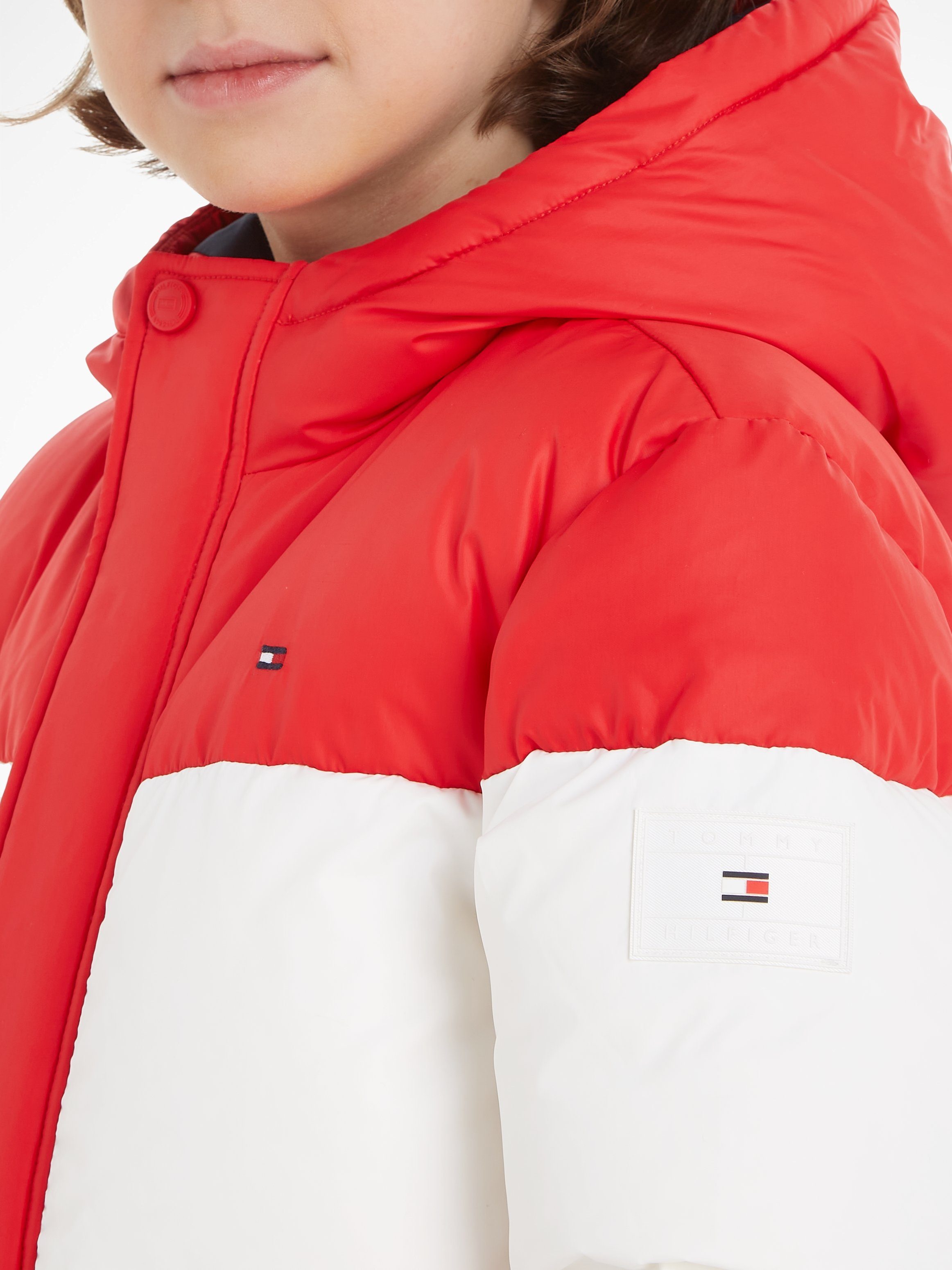 Daunenjacke Hilfiger Tommy COLORBLOCK ESSENTIAL JACKET