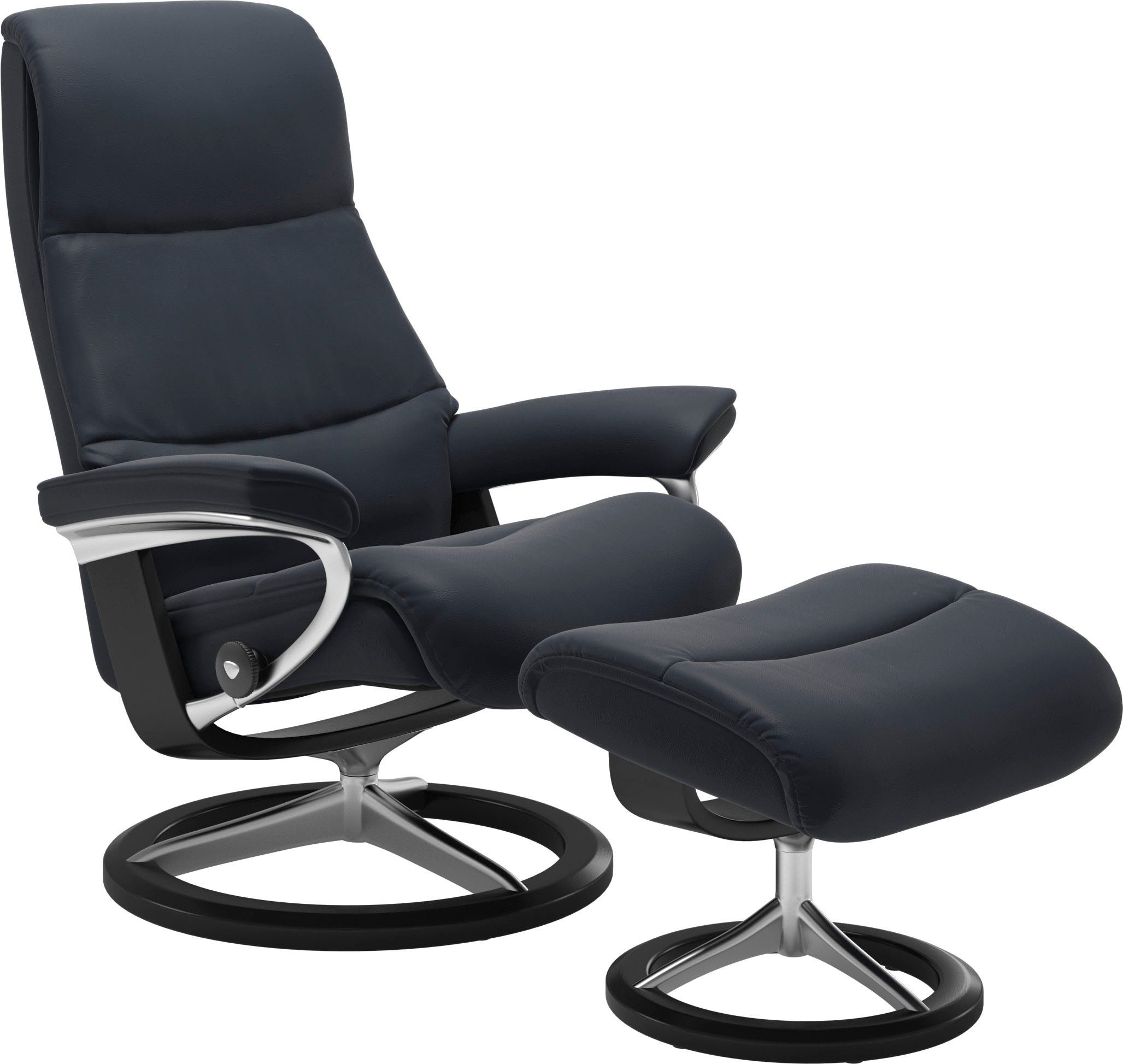 Stressless® Relaxsessel Base, Schwarz View, Größe mit M,Gestell Signature