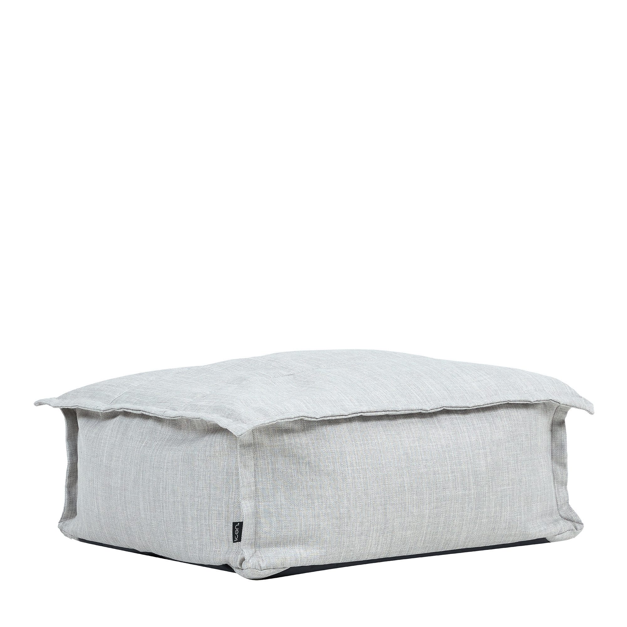 icon Sitzsack Fußhocker für den Innen- und Außenbereich "Vita", mit Füllung, Made in Germany, Sitzhocker, Fußstütze, Sitzpouf, wetterfest