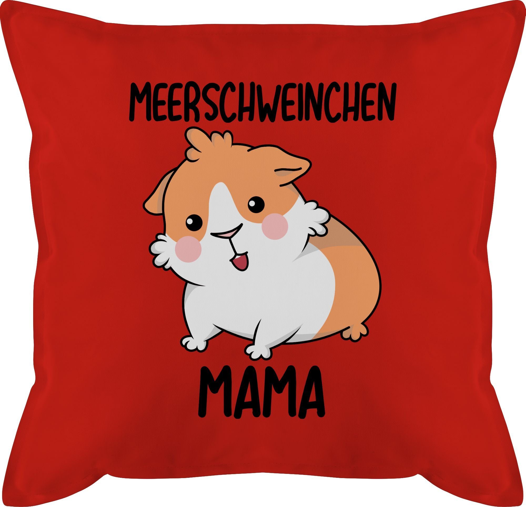 Shirtracer Dekokissen »Meerschweinchen Mama DekoKissen mit Spruch