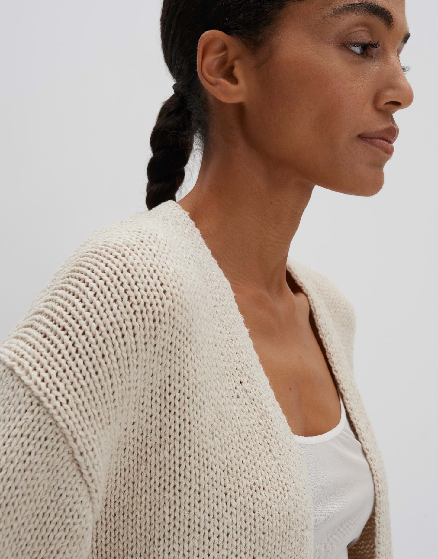 someday Cardigan TSUMI LINE Slim aus nachhaltigen Viskose-Mix