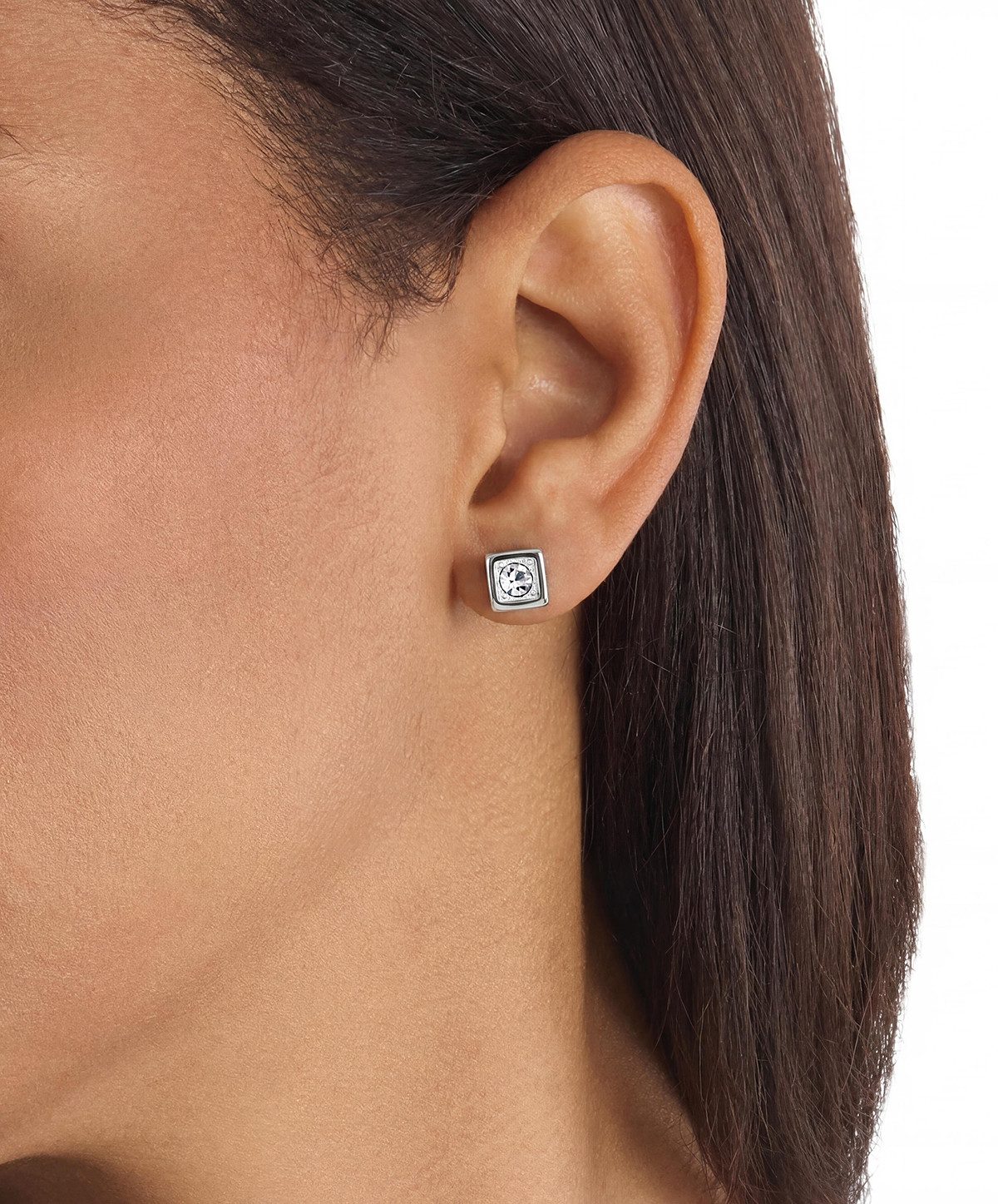 Calvin Klein Paar Ohrstecker WOMEN'S EARRING STUDS, mit Glasstein