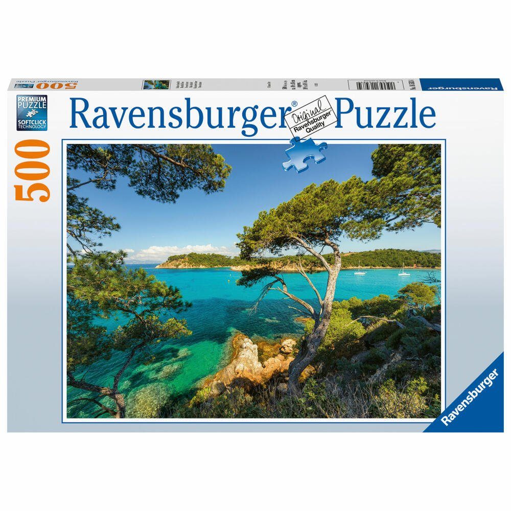 Ravensburger Puzzle Schöne Aussicht 500 Teile, Puzzleteile