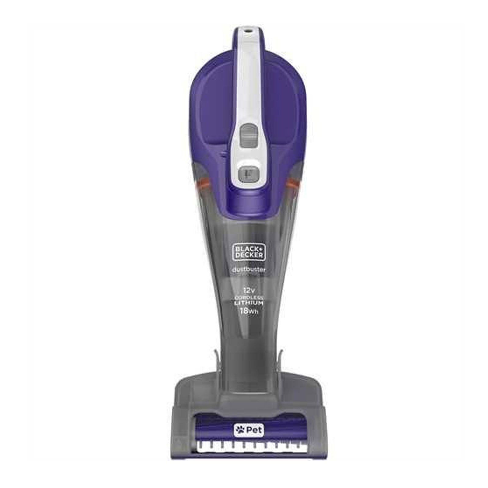 Black + Decker Bodenstaubsauger DVB315JP 12V Dustbuster Akkustaubsauger Tierhaar, 22 W, Lithium-Akku, Schmutzfangbehälter, Eco Smart Ladetechnologie
