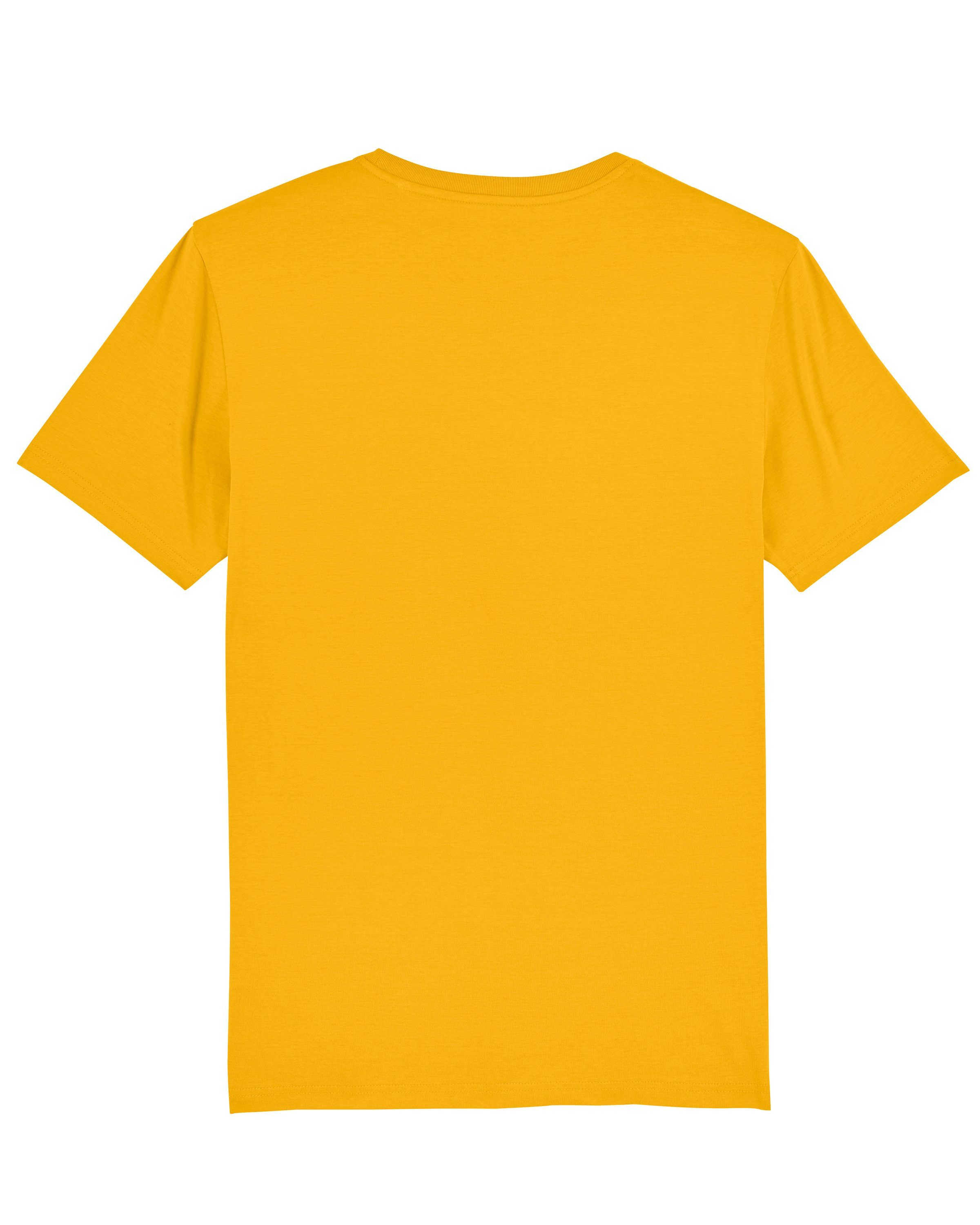 Tee Basic Print-Shirt wat? Bio gelb (1-tlg) Apparel