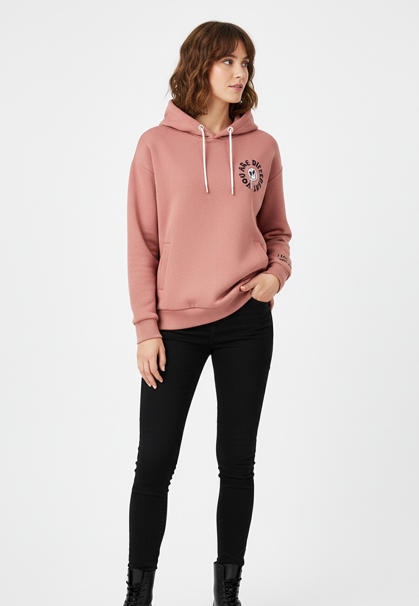 SUBLEVEL Hoodie Kängurutasche und bequeme Rippbündchen (1-tlg) D10600T02420 günstig online kaufen