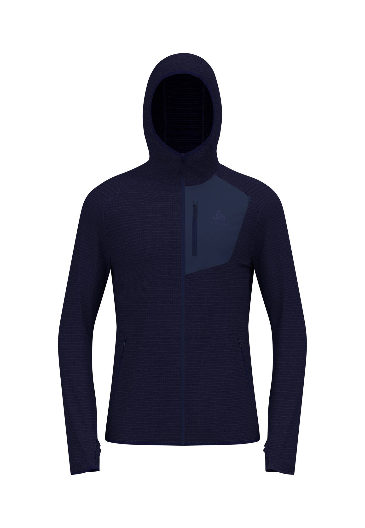 Fleecejacke Herren Fleecejacke mit Kapuze ASCENT