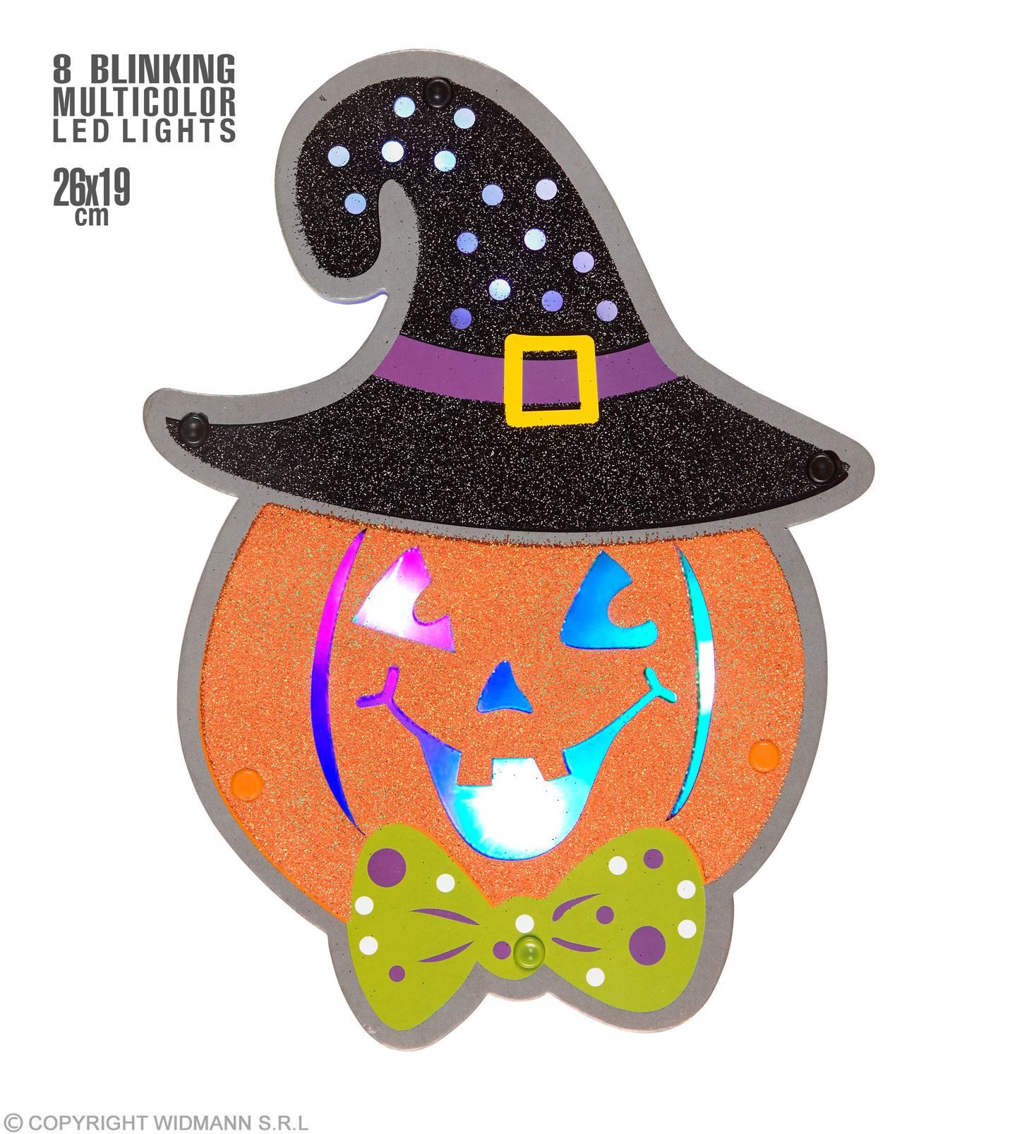 Widmann S.r.l. Dekoobjekt Leuchtender Kürbis 'LED Pumpkin' 26 x 19 cm, Mehr
