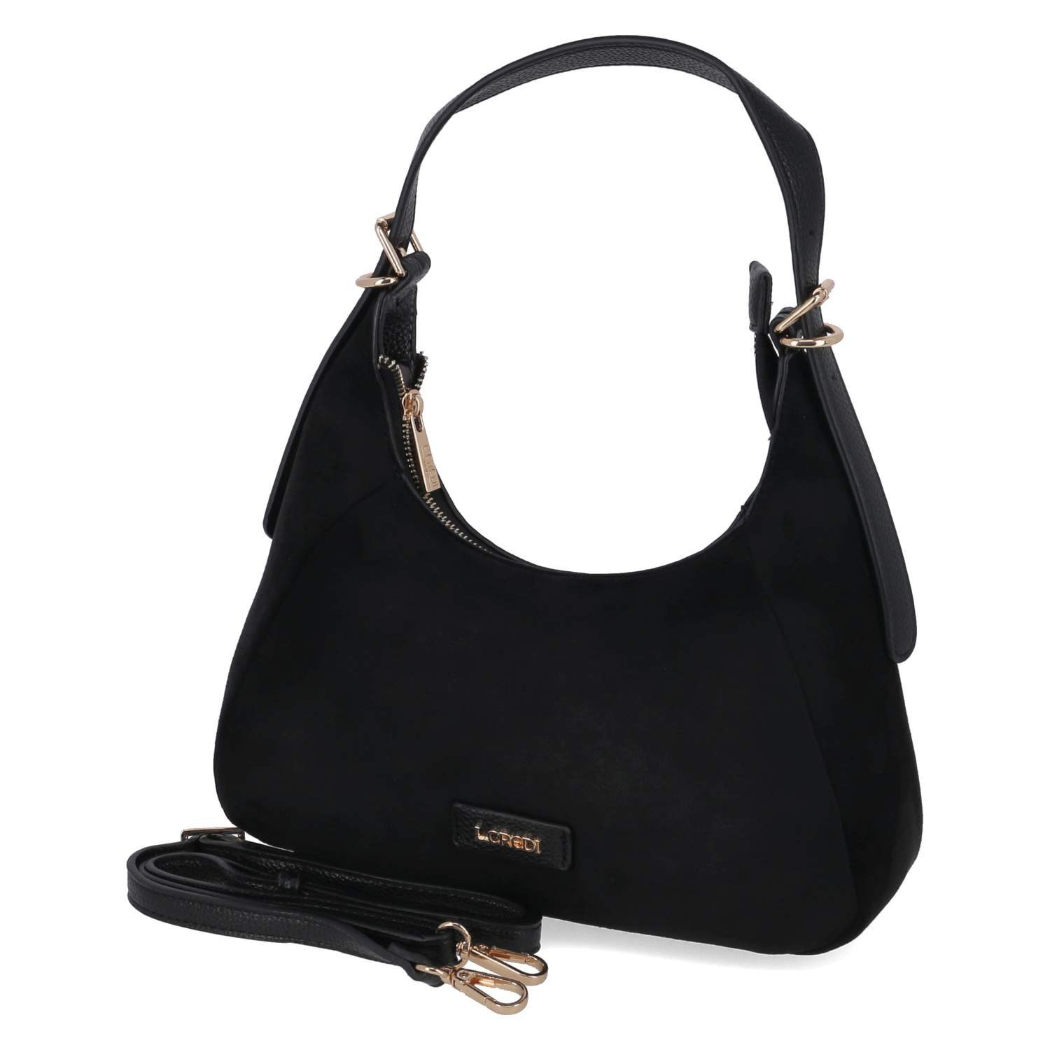 L. CREDI Handtasche L.Credi 1006313/200 Damen Umhängetaschen Textil & Synthetik black