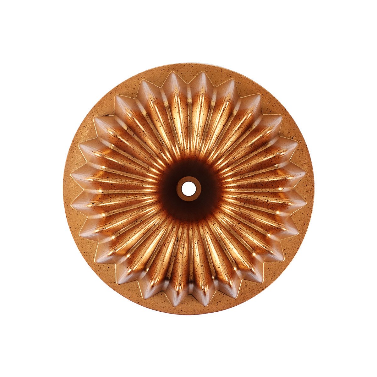 SERENK Backform Serenk Fun Cooking Star Gugelhupfform 26 cm Gelb, Made in Türkiye, (1-tlg)