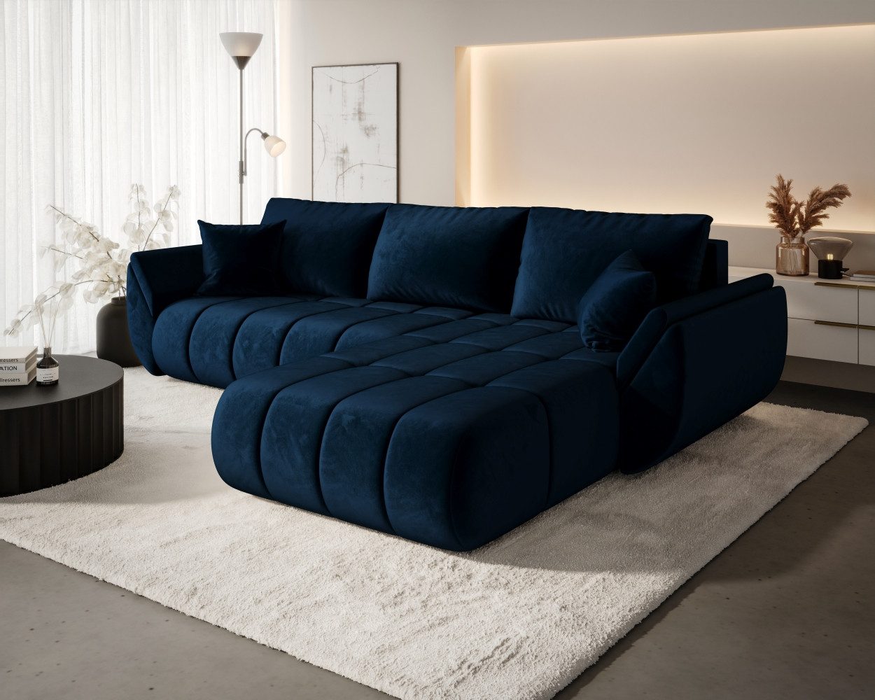 Kaiser Möbel Ecksofa TOKYO PREMIUM im Veloursstoff Monolith,Schlaffunktion günstig online kaufen