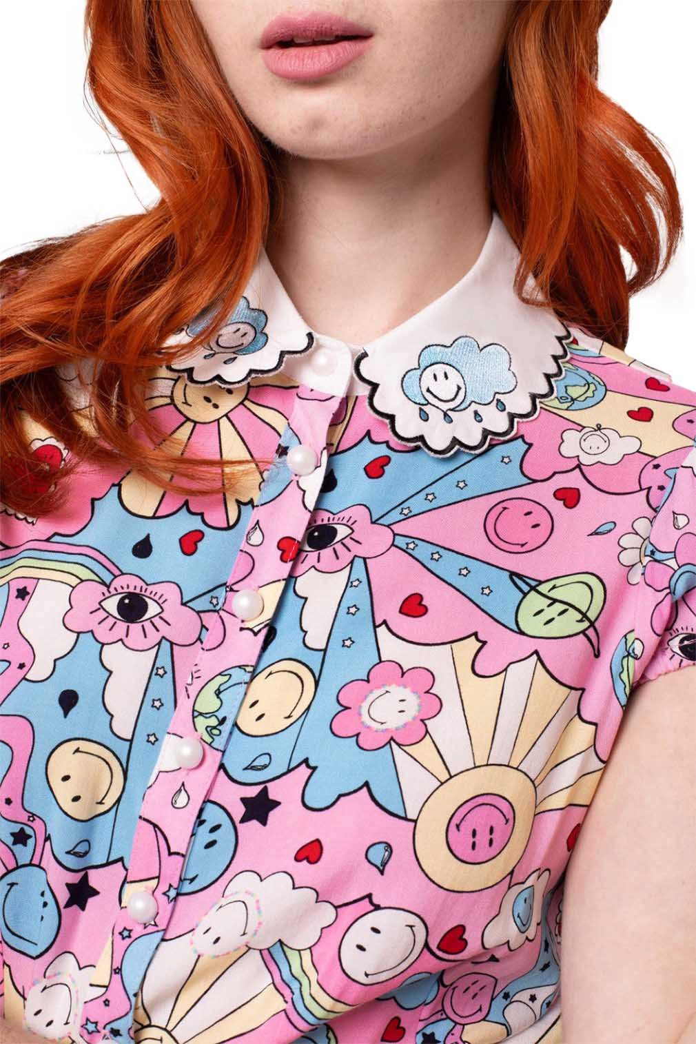 Hell Bunny Blusenshirt Loulou Blouse günstig online kaufen