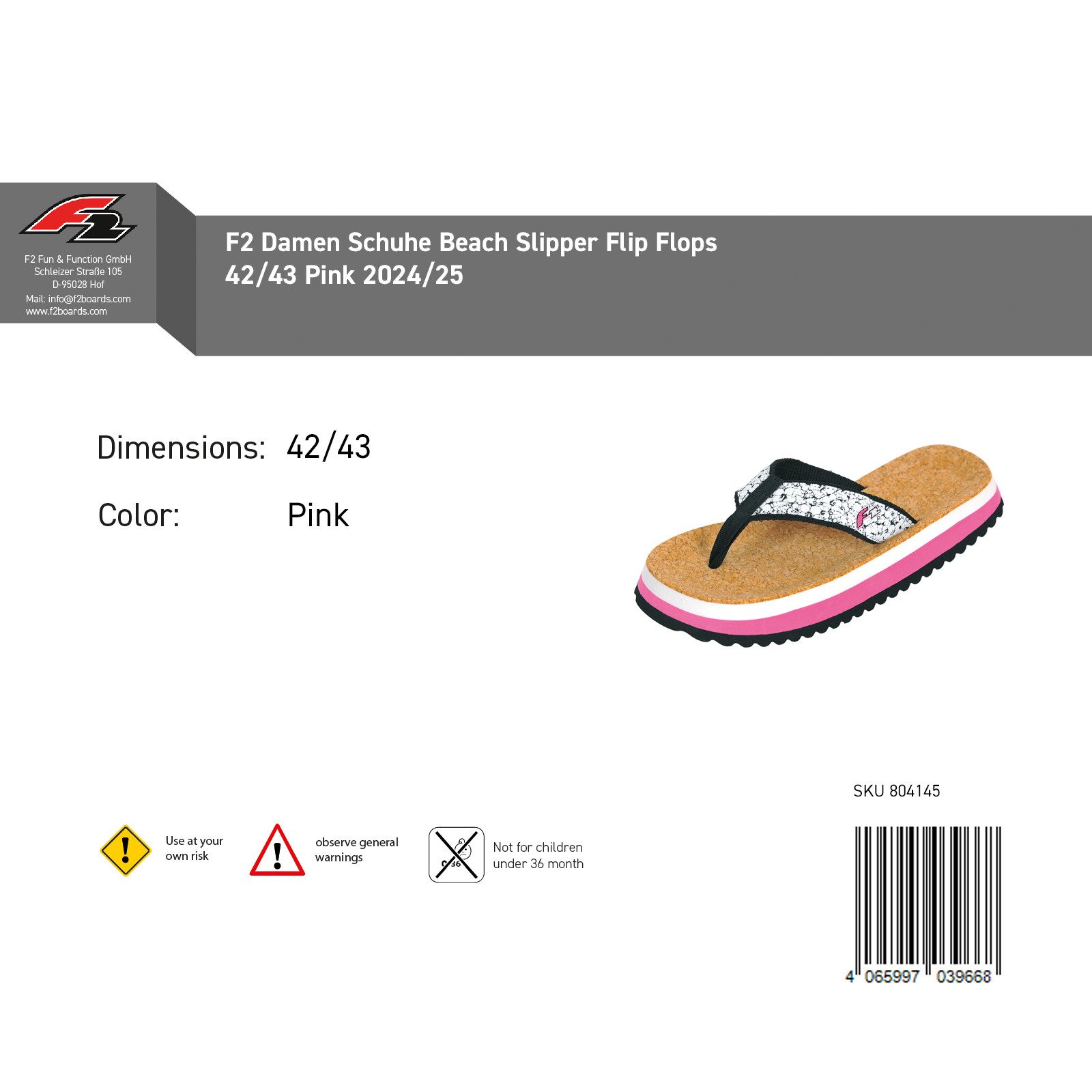 F2 F2 Damen Schuhe Beach Slipper günstig online kaufen