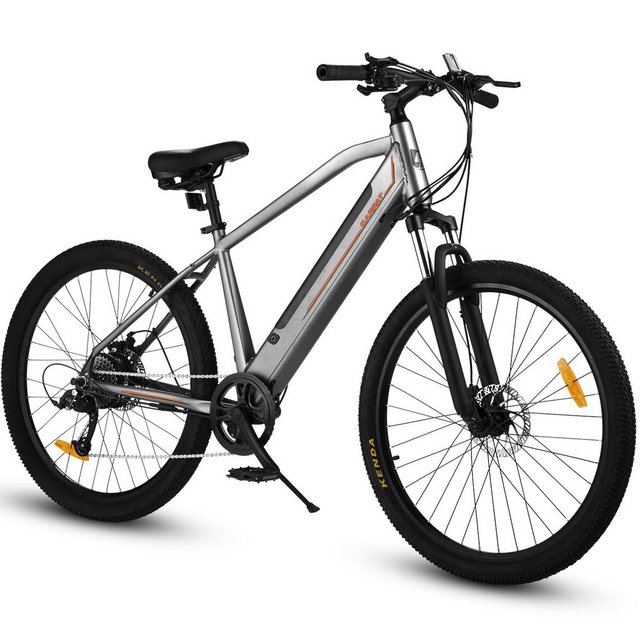 CARPAT SPORT E-Bike 27,5 Zoll Elektrofahrrad Pedelec E-Citybike Herren Damen, 36V 10,6Ah, 8 Gang Microshift, Kettenschaltung, (E-Mountainbike mit akku-ladegerat, mit werkzeug), Alu-Rahmen, E-bike Faltrad Cityrad