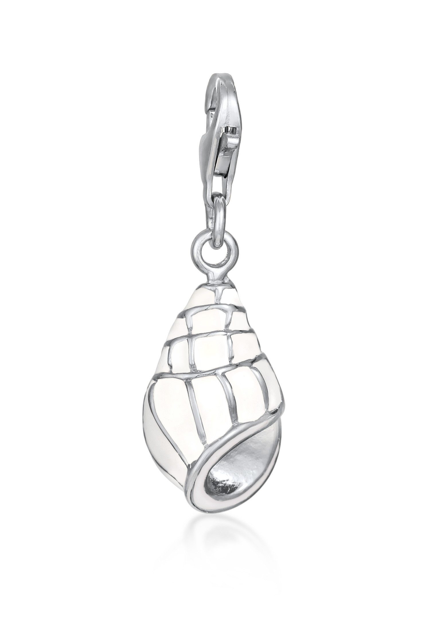 Elli Charm-Einhänger Muschel Anhänger Strand 925 Sterling Silber