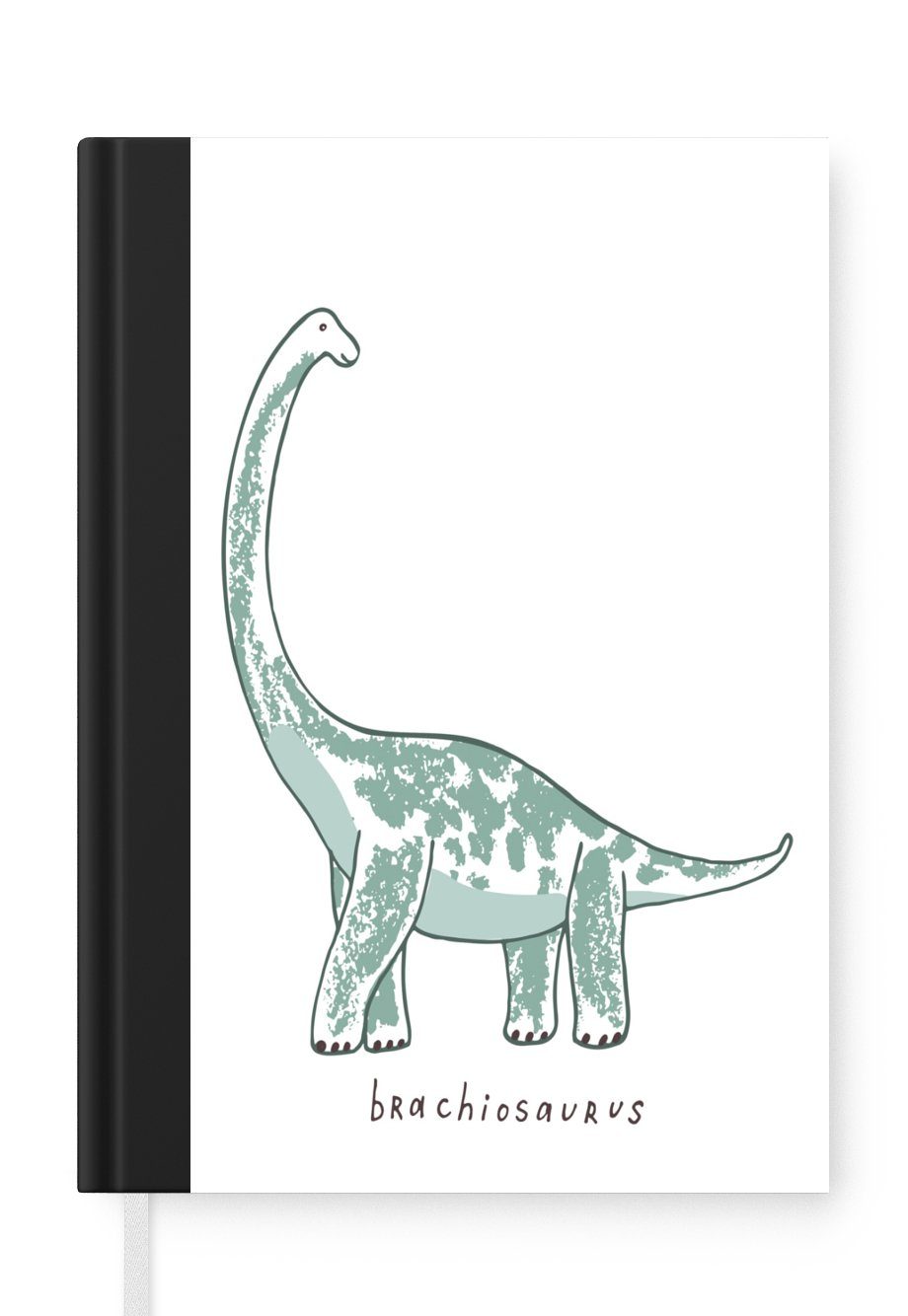 MuchoWow Notizbuch Kinderzimmer- Brachiosaurus - Dinosaurier - Jungen - Mädchen - Kind, Journal, Merkzettel, Tagebuch, Notizheft, A5, 98 Seiten, Haushaltsbuch