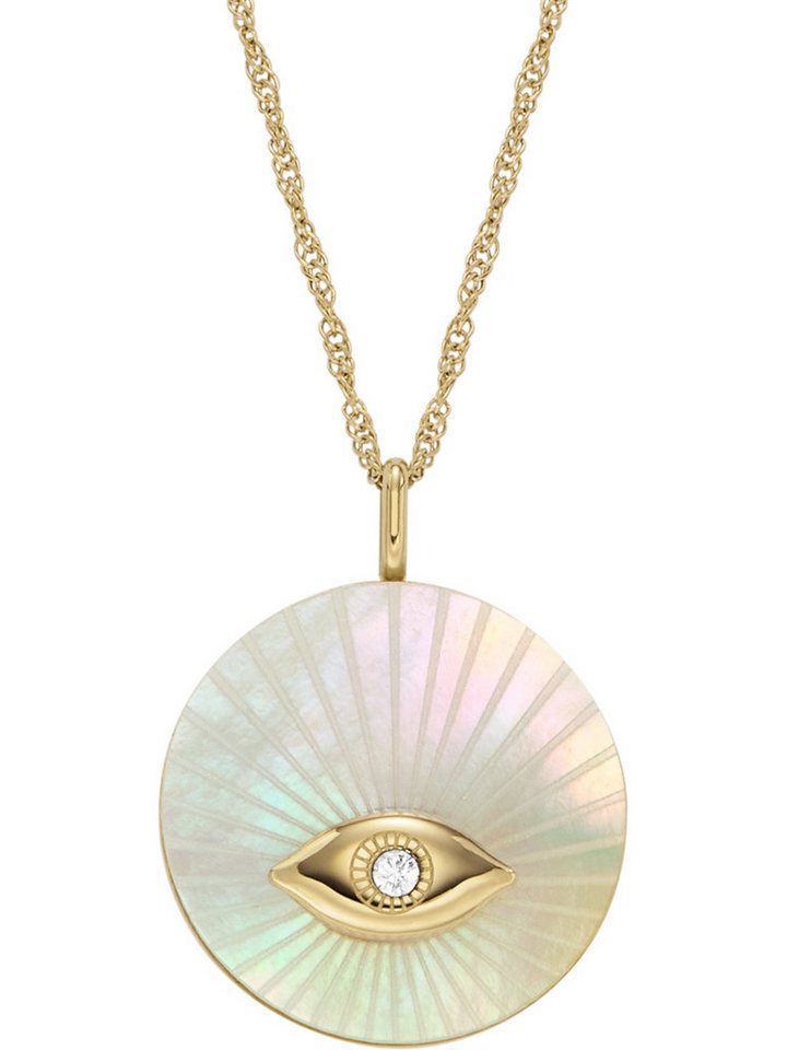 Fossil Collier Fossil Damen-Kette Edelst... Fossil Collier Fossil Damen-Kette Edelst...