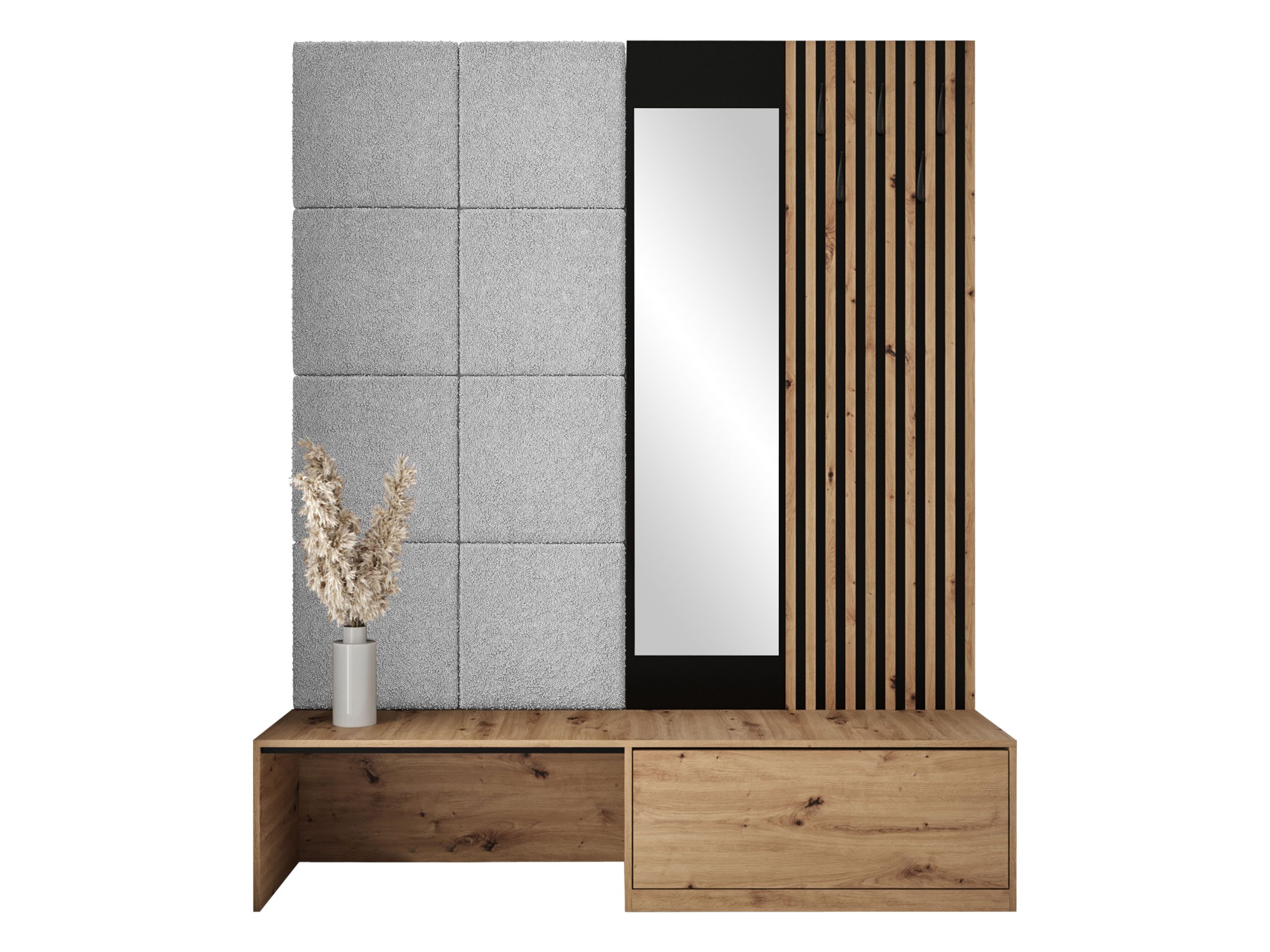 MIRJAN24 Garderoben-Set Premium, (Komplett-Set, Schuhschrank, Spiegel, günstig online kaufen