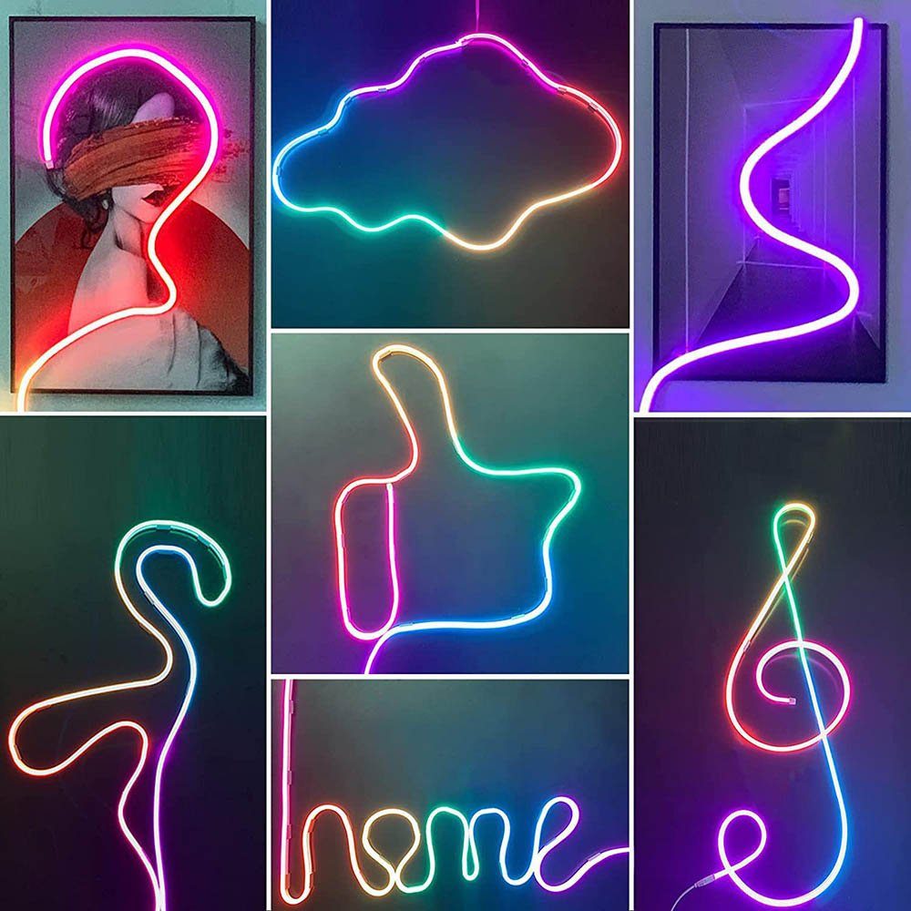 MUPOO LED Dekolicht Neon LED Strip, günstig online kaufen