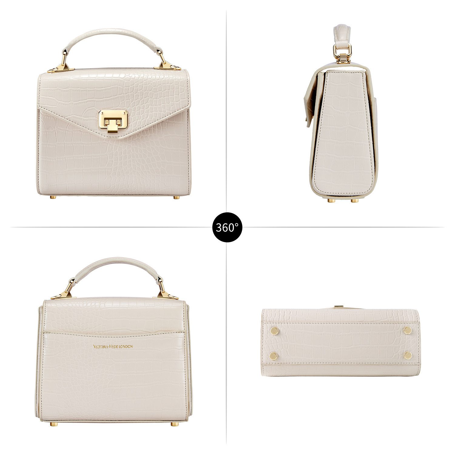 Victoria Hyde Handtasche Shopper Handtasche Damen Tasche Damen Schultertasche Henkeltasche (Kein Set, Kein Set), klassisch