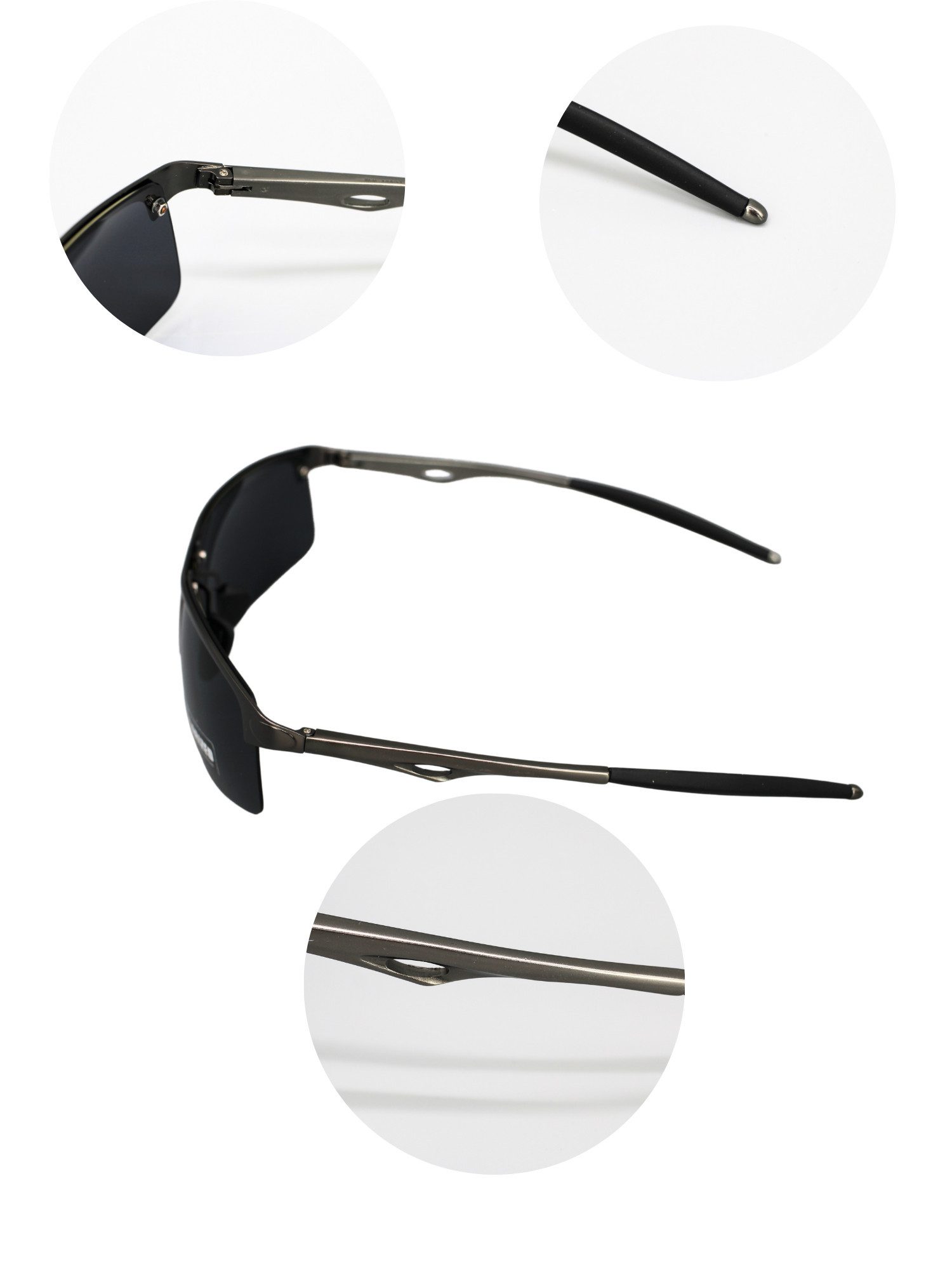 ANTALUX Sonnenbrille Polarisierte Sonnenbrille Herren/Damen, UV 400 Sonnenbrille mit Etui