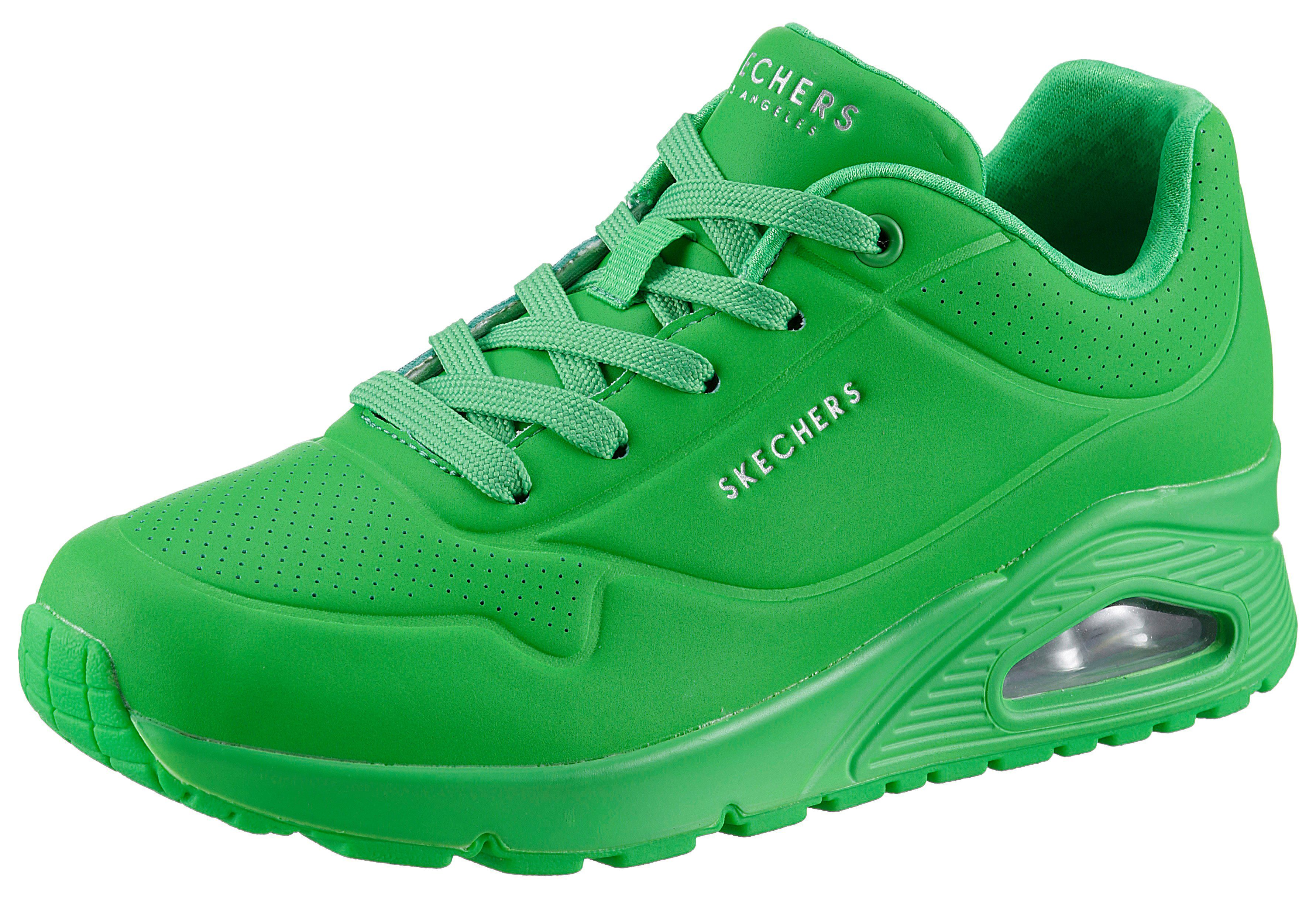 Skechers Street Uno - Stand on Air Sneaker im schlichten Look, Freizeitschuh, Halbschuh, Schnürschuh