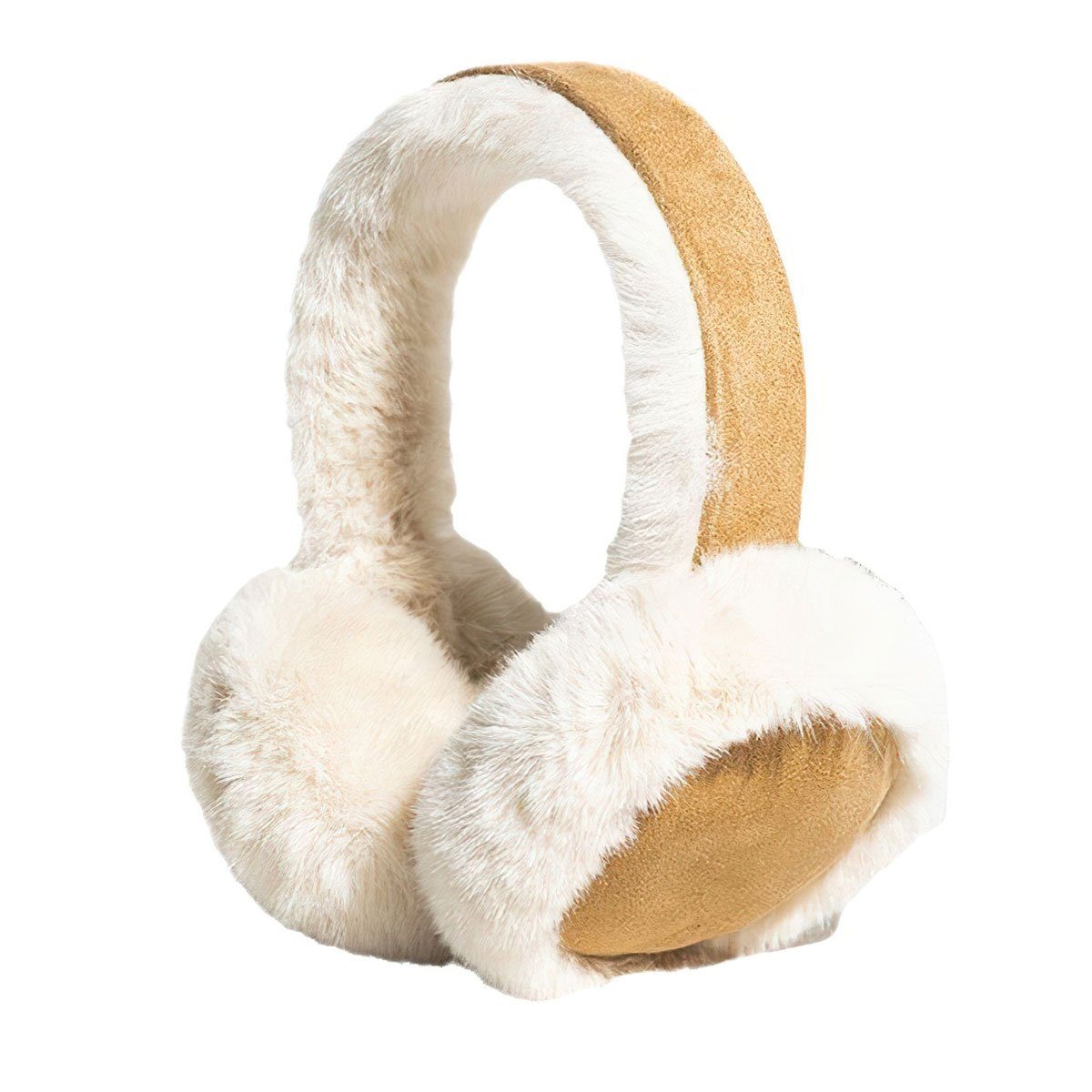 DOPWii Ohrenmütze Warme Ohrenschützer Aus Plüsch,18*19 cm,Herausnehmbar,Faltbar