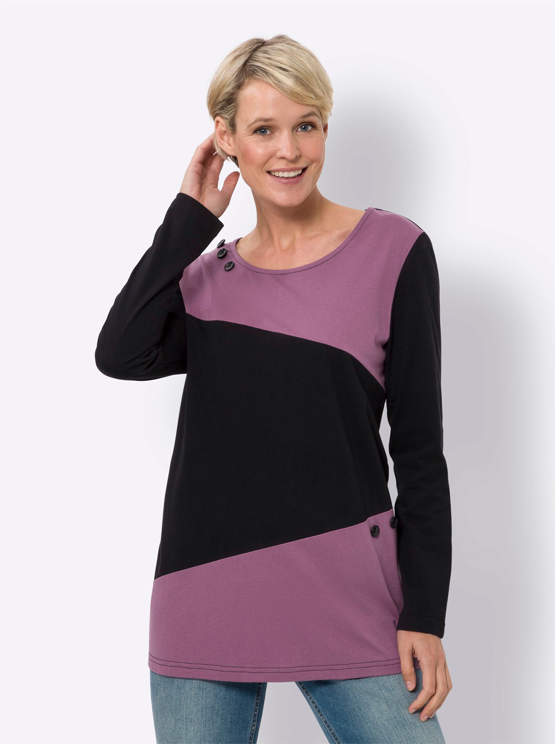 Classic Basics Langarmshirt "Longshirt", (1 tlg.) günstig online kaufen