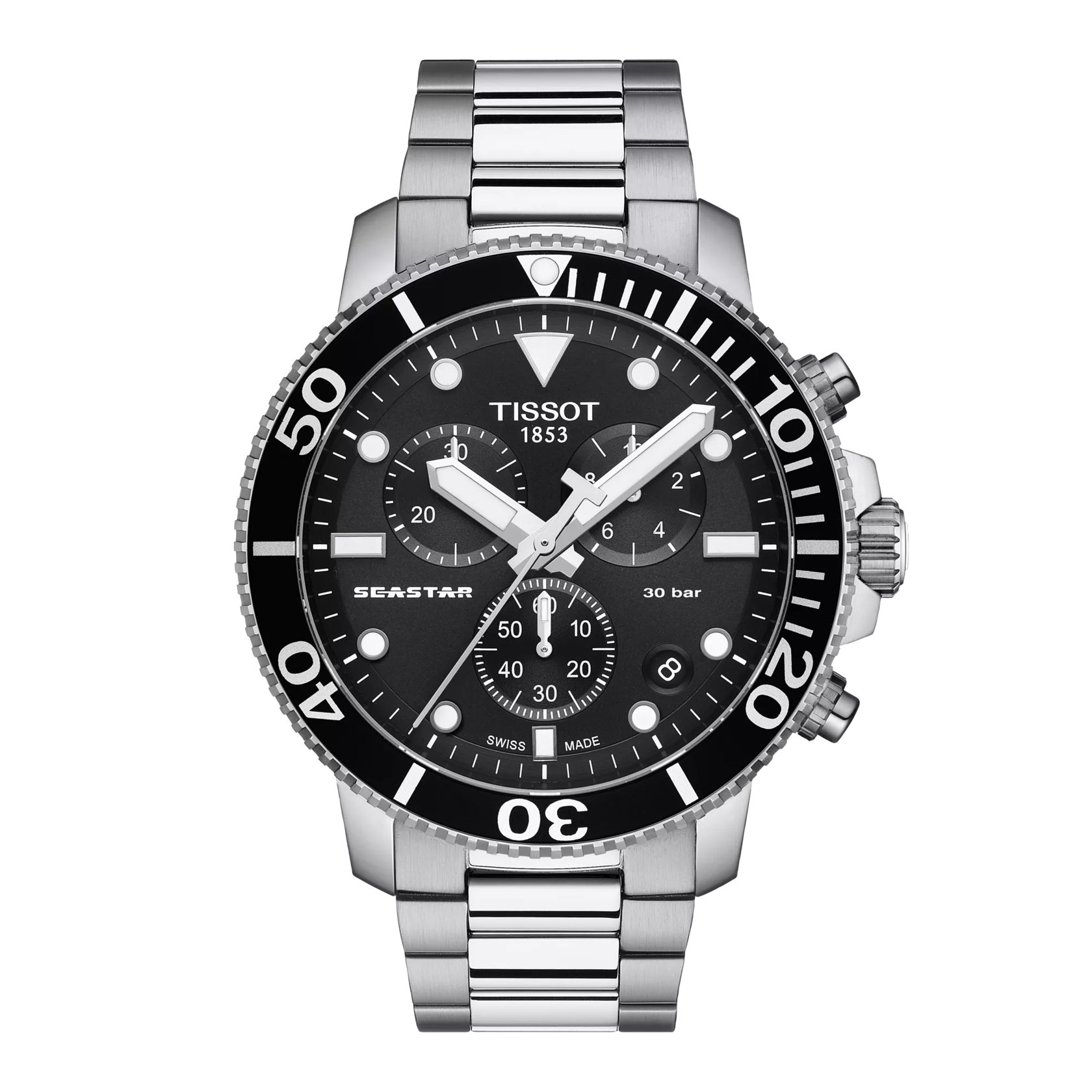Tissot Schweizer Uhr Herrenuhr Tissot Chronograph Seastar 1000 45,5 mm