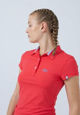 SPORTKIND Funktionsshirt Golf Poloshirt Damen & Mädchen pfirsich