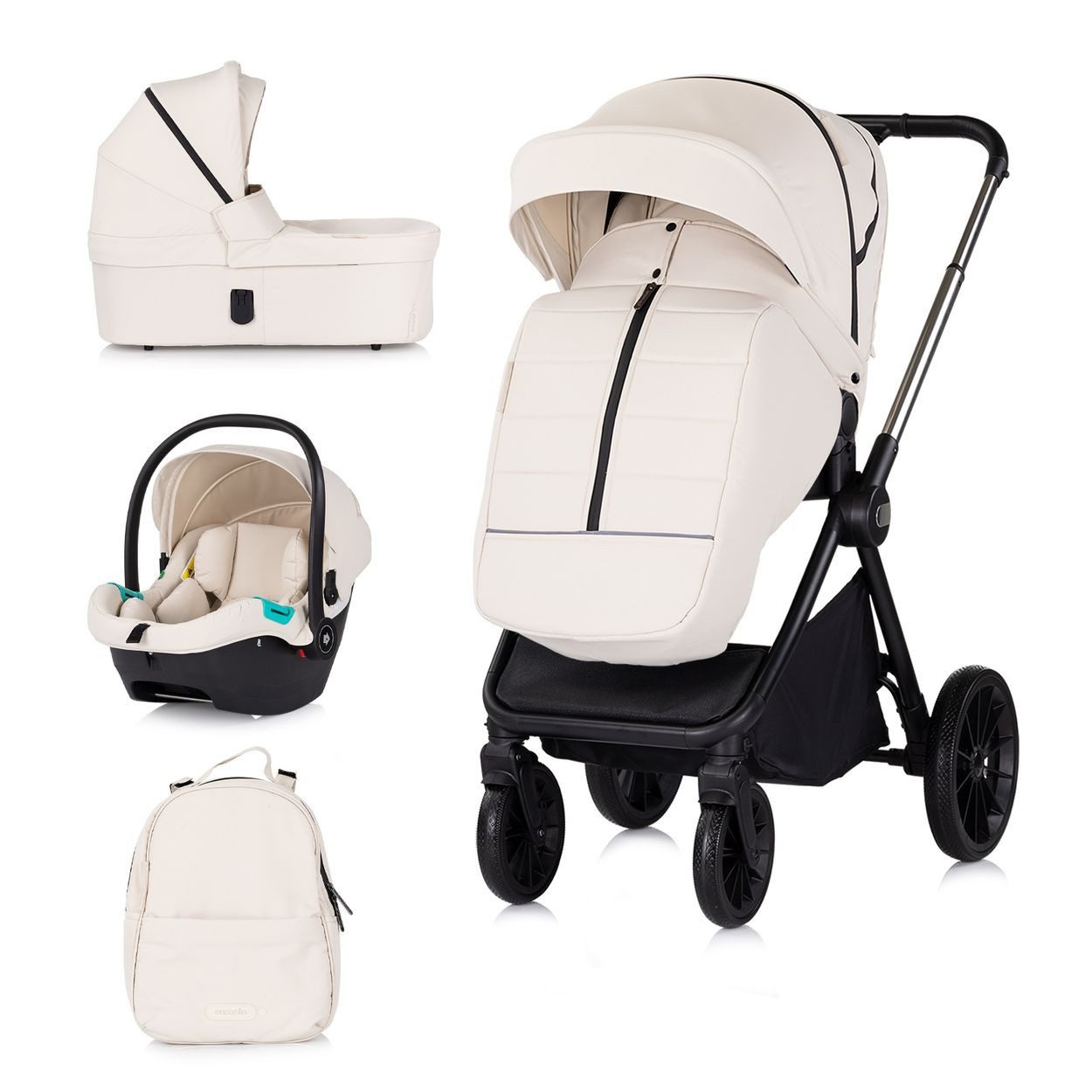 Kombi-Kinderwagen Kombikinderwagen Encanto 3in1