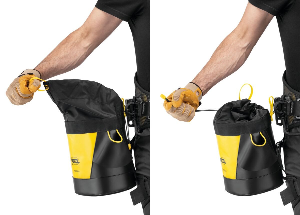 Thumbnail - Petzl Werkzeugtasche Petzl TOOLBAG 6 Große Werkzeugtasche, Zwei Hammerhalter innen